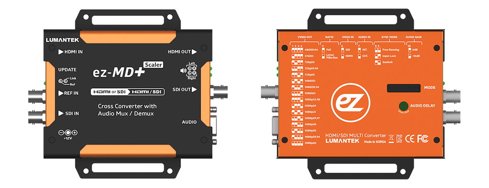 Lumantek ez-MD+ HDMI/SDI Cross Converter with Audio Mux/Demux and Scaler