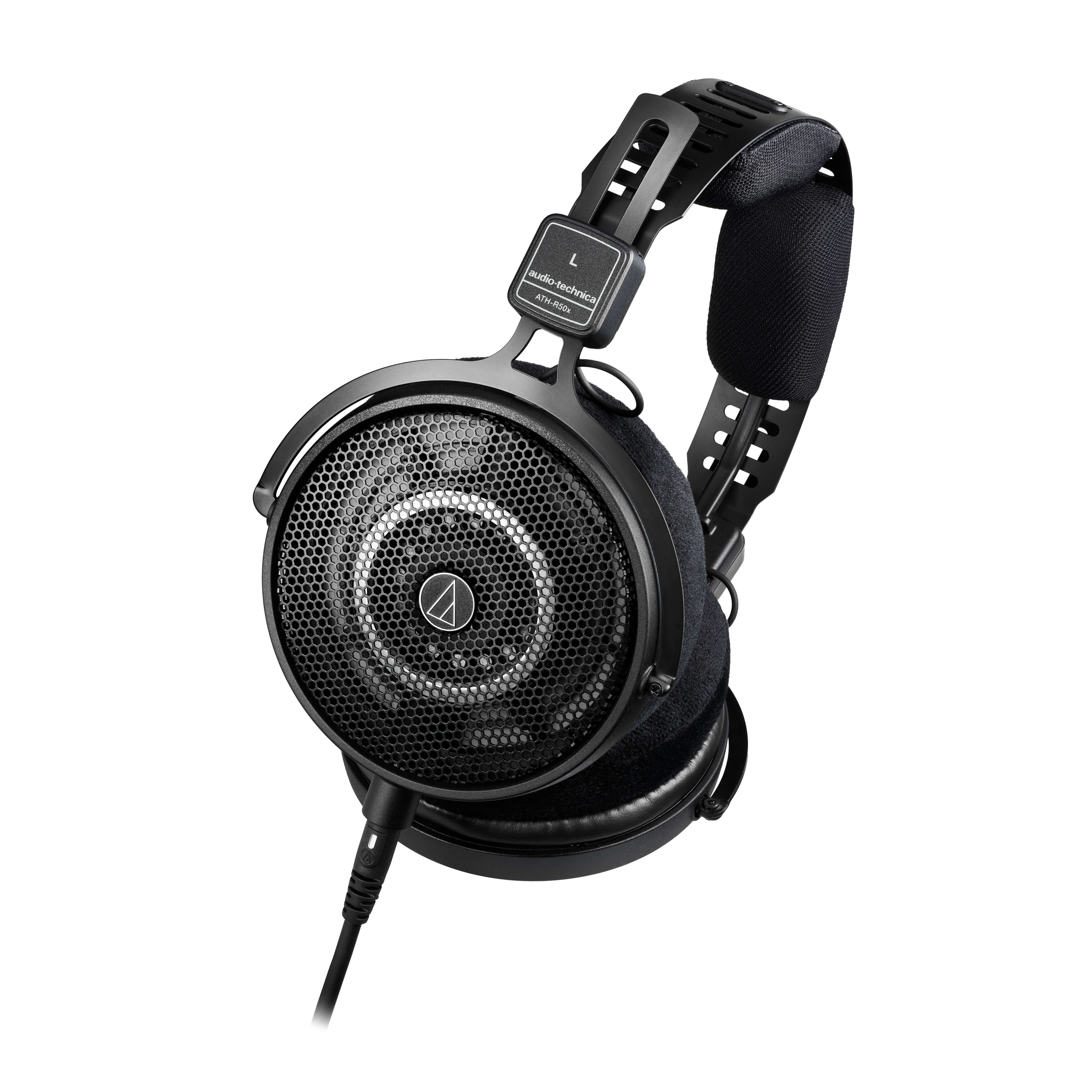 Audio-Technica ATH-R50x Professional Open-Back Reference Headphones, angle