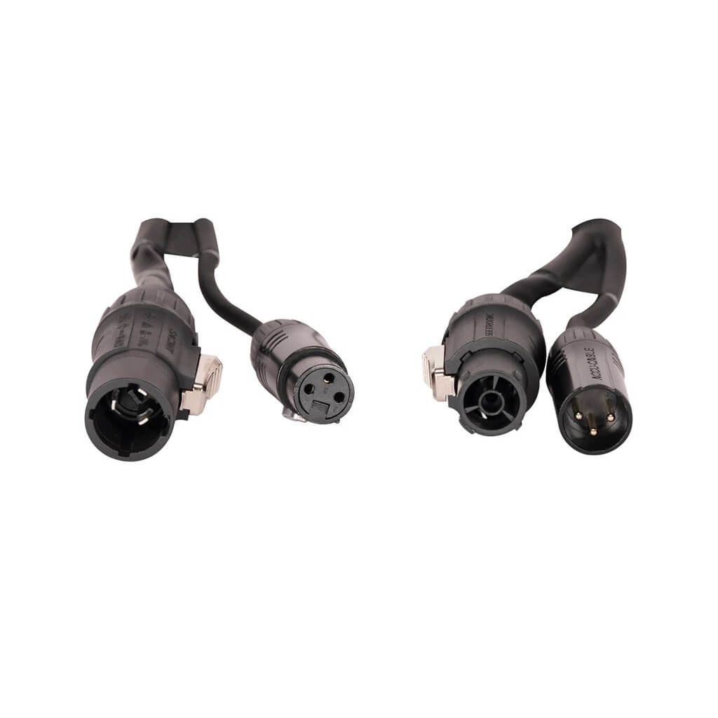 Accu-Cable AACXLR-L Series - Power and Audio XLR Link Combo Cable, plug ends
