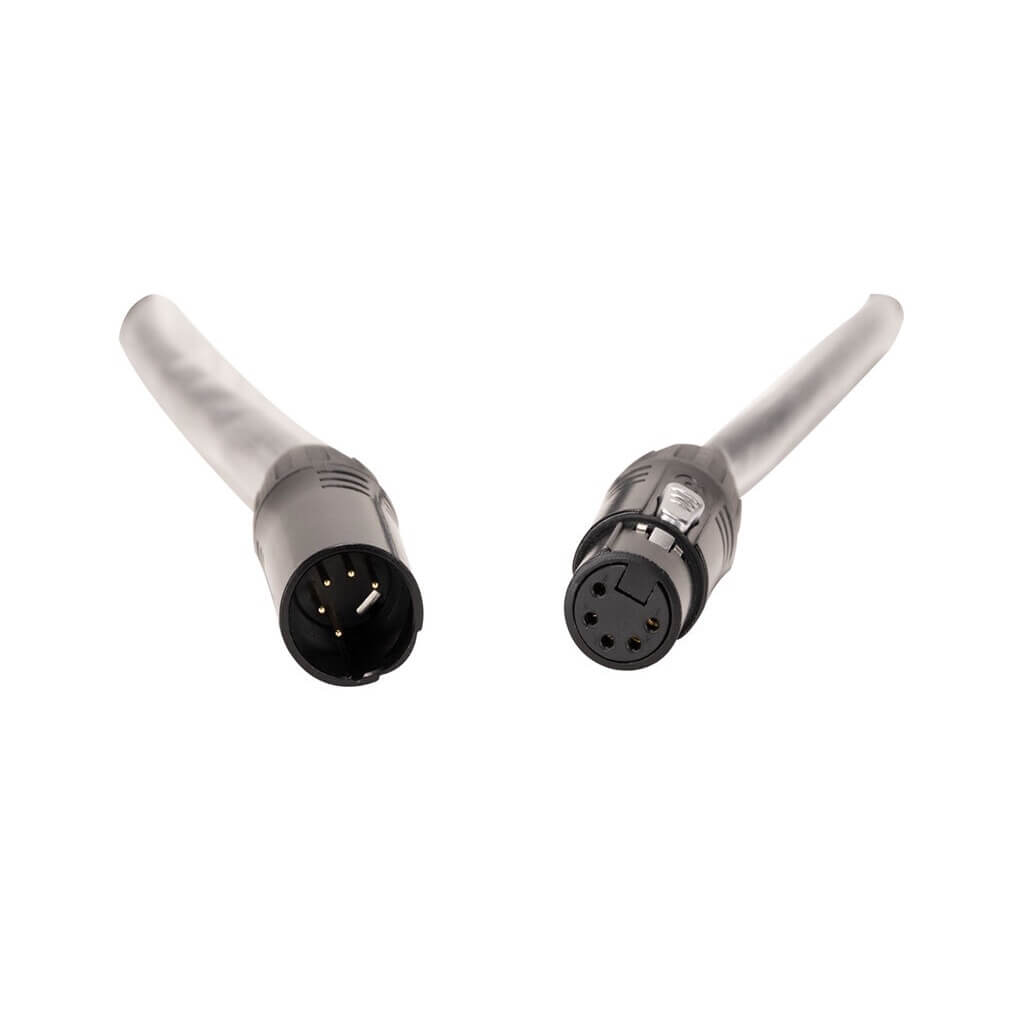 Accu-Cable Tour Link Series - 5-pin Male to 5-pin Female DMX cable, connectors