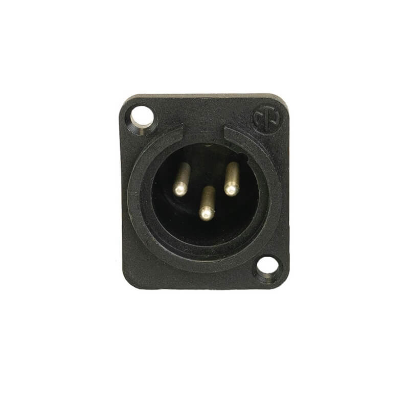 Ace Backstage C-15101 - Connectrix Male XLR 3-Pin Connector, front