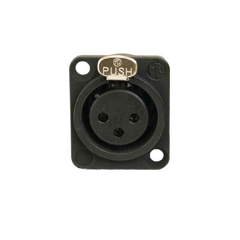Ace Backstage C-15102 - Connectrix Female XLR 3-Pin Solder Connector, front