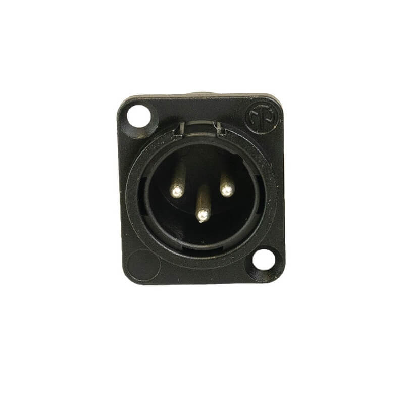 Ace Backstage C-15103 - Connectrix Male XLR 3-Pin Solder Connector, front