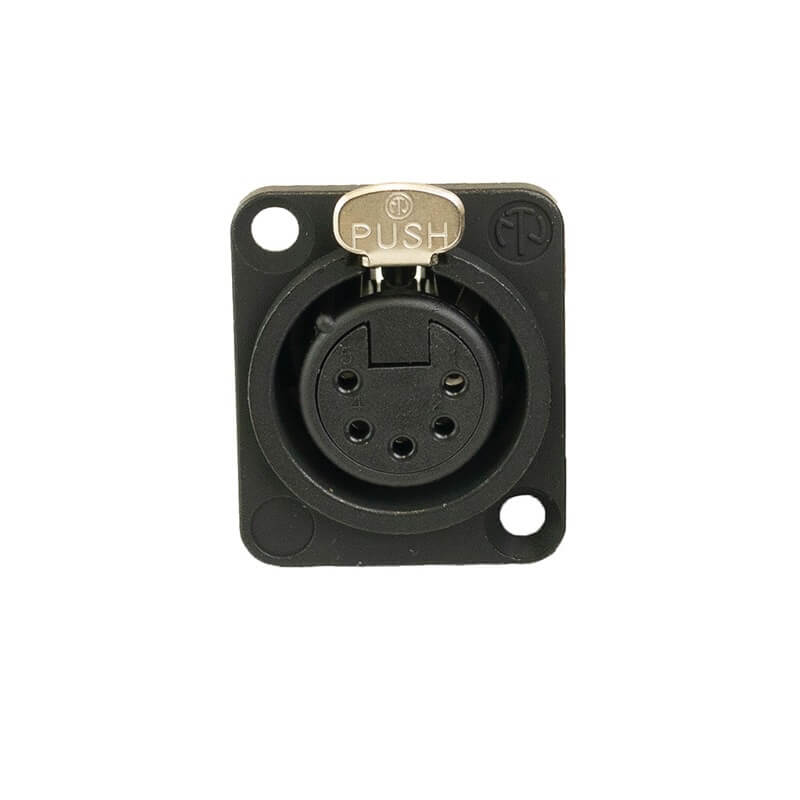 Ace Backstage C-15106 - Connectrix Female XLR 5-Pin Solder Connector, front