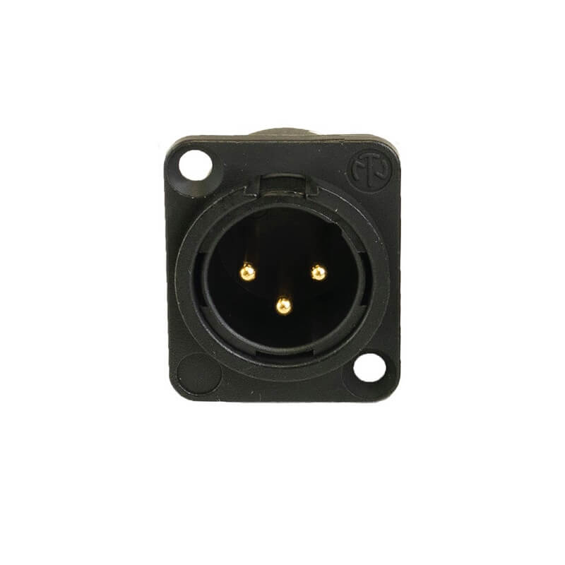 Ace Backstage C-15120 - Connectrix Male XLR 3-Pin Solder Connector, front