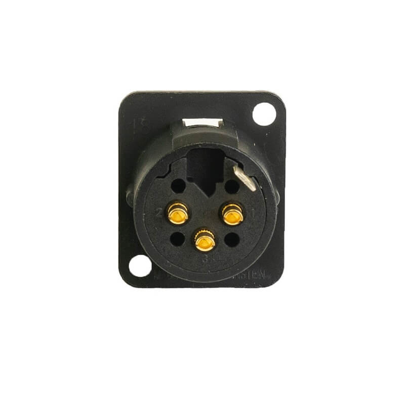 Ace Backstage C-15120 - Connectrix Male XLR 3-Pin Solder Connector, rear