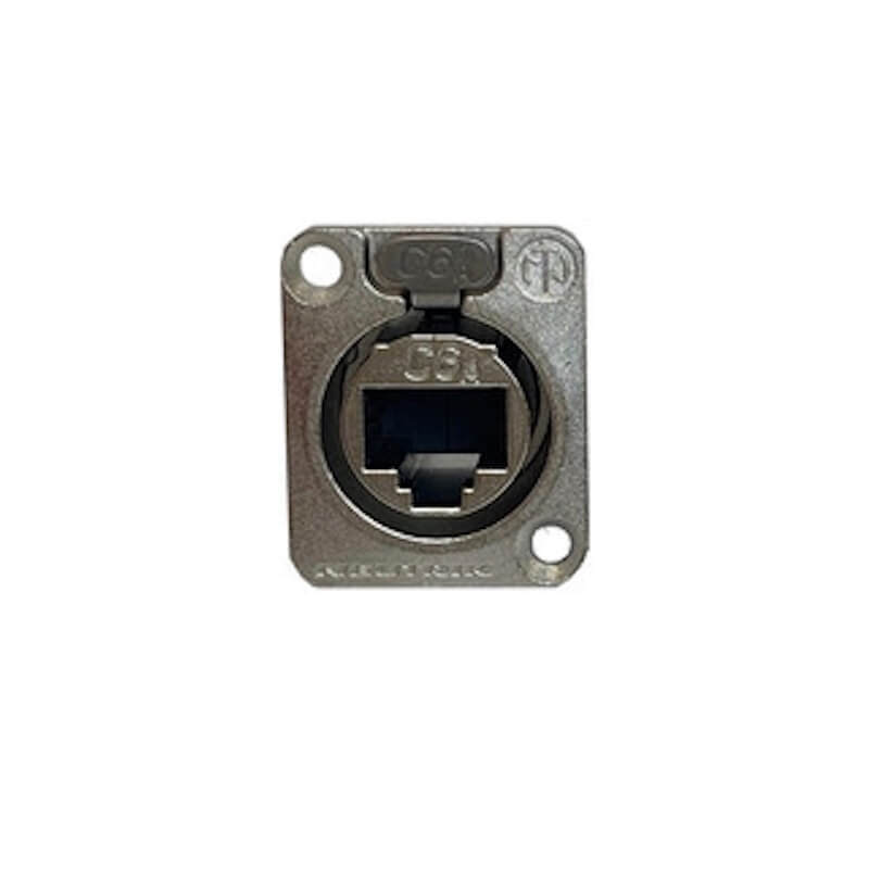 Ace Backstage C-15151 - Connectrix RJ45 EtherCON Cat6a Feed Thru Connector, front