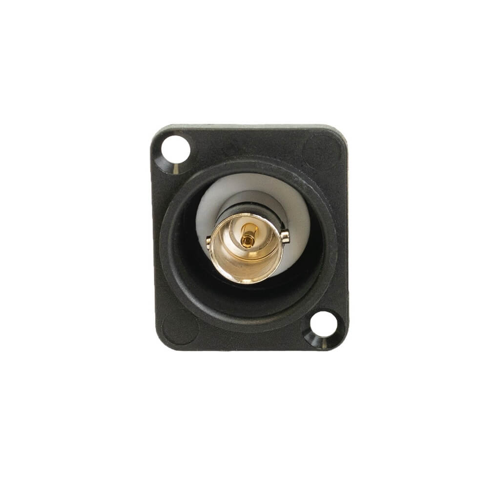 Ace Backstage C-25131 - Connectrix BNC 75 Ohm Feed Thru Recessed Connector, front