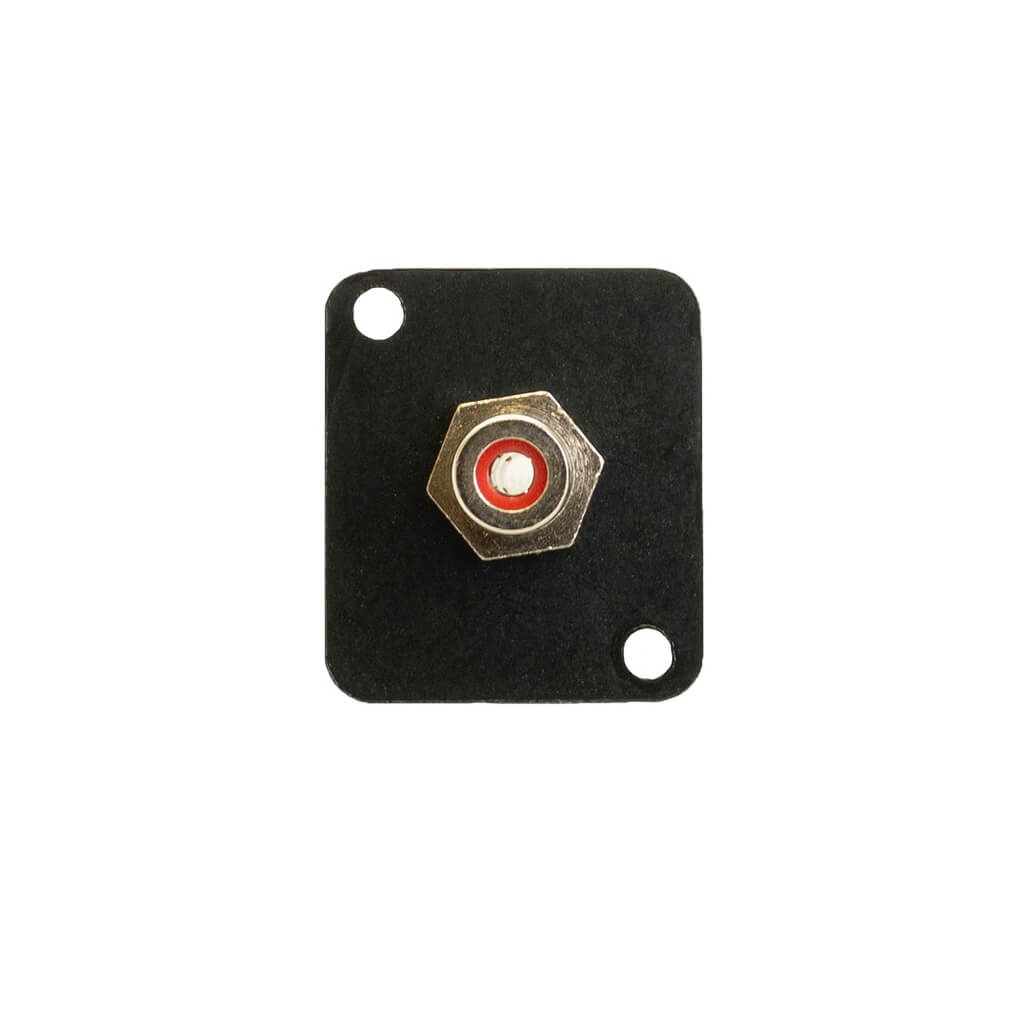 Ace Backstage C-25138 - Connectrix RCA Feed Thru Connector, Red, front
