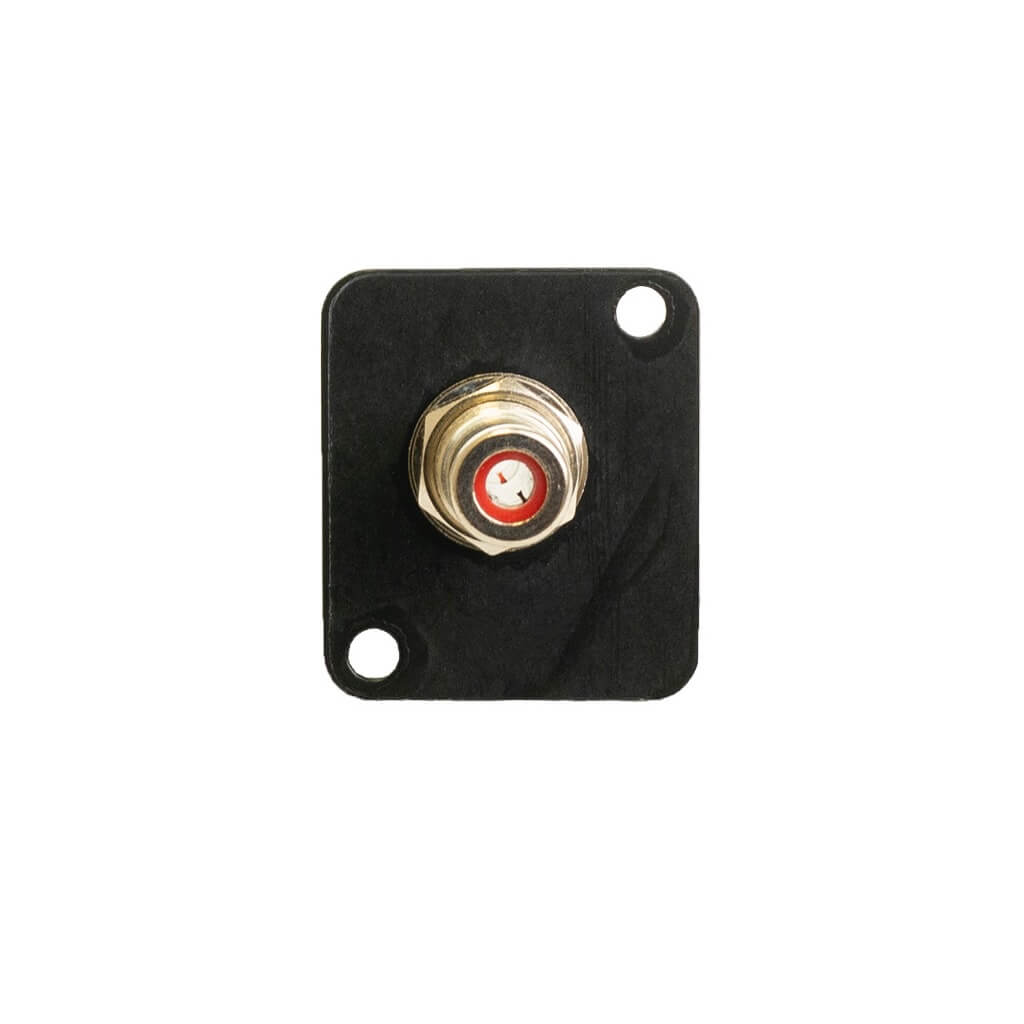 Ace Backstage C-25138 - Connectrix RCA Feed Thru Connector, Red, rear