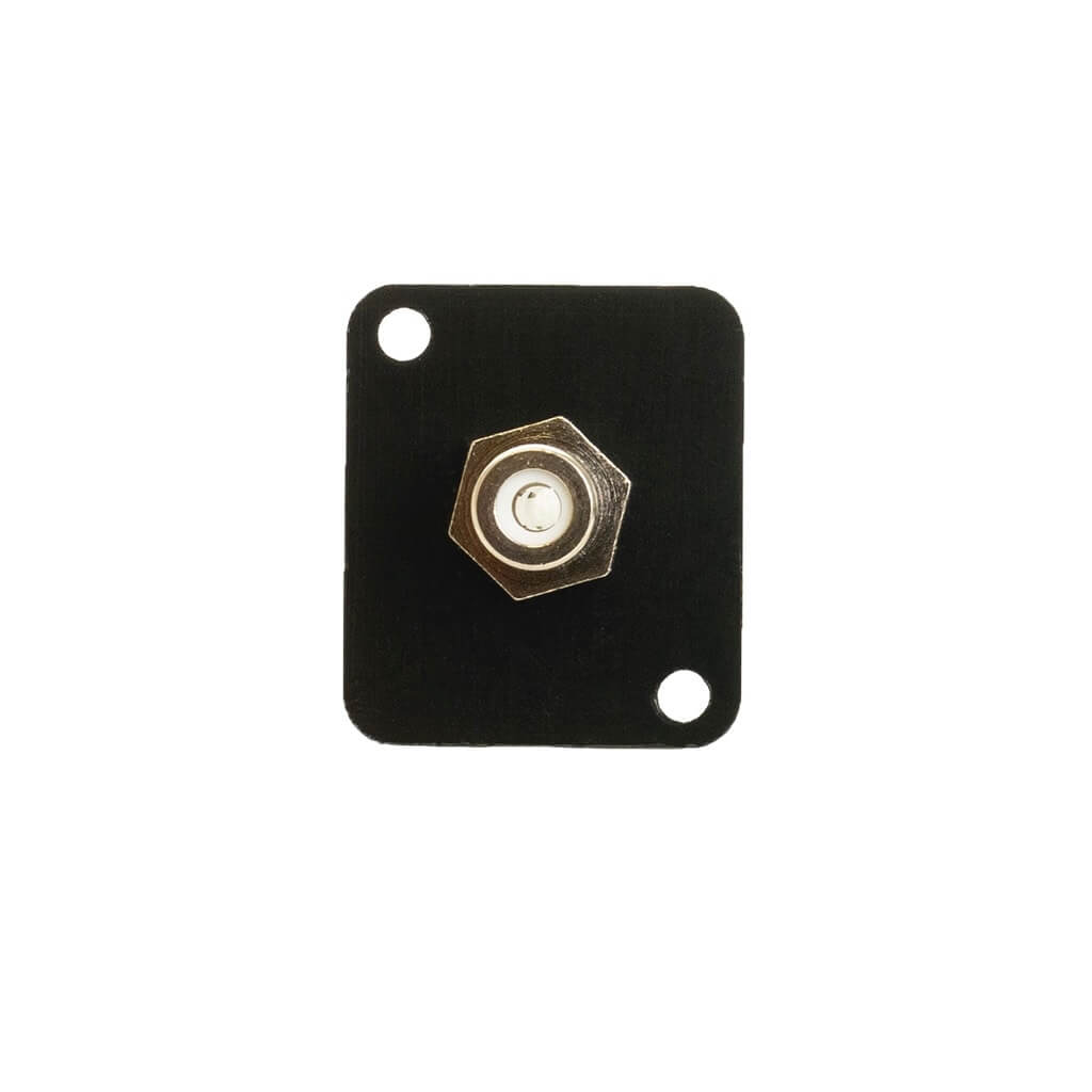 Ace Backstage C-25139 - Connectrix RCA Feed Thru Connector, White, front