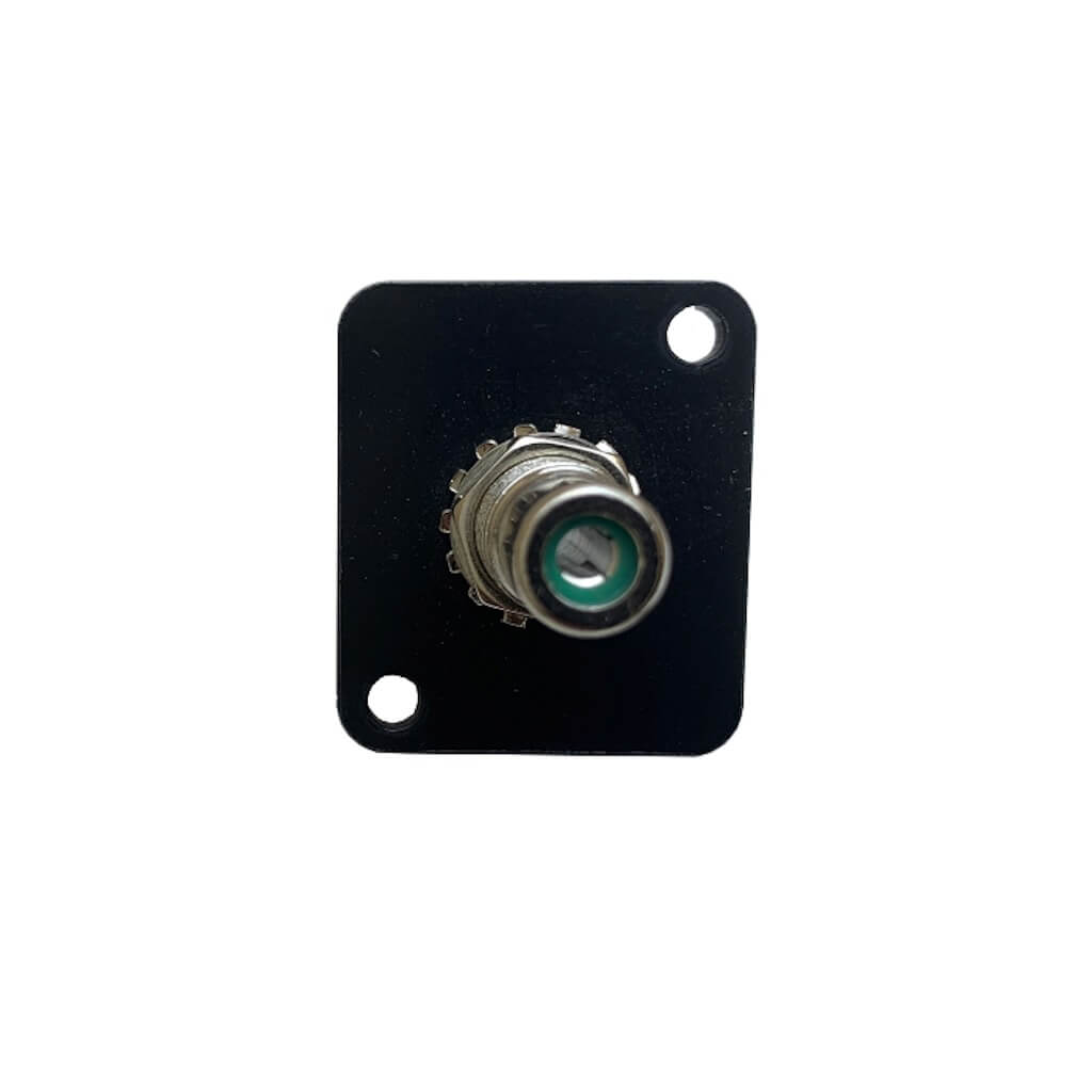 Ace Backstage C-25141 - Connectrix RCA Feed Thru Green Connector, rear