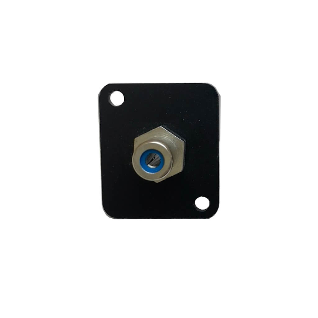 Ace Backstage C-25142 - Connectrix RCA Feed Thru Blue Connector, front