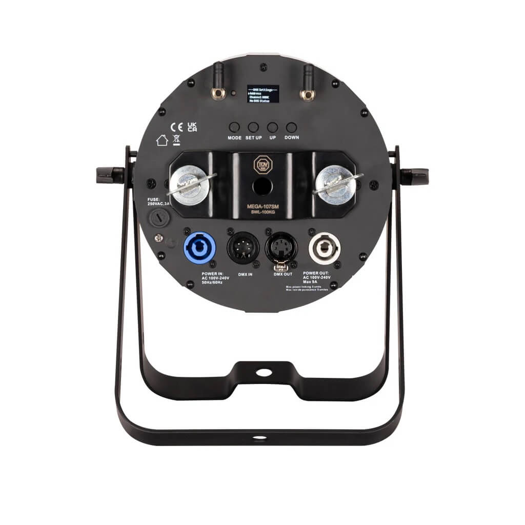 ADJ COB Cannon LP200X - 200W RGBAL LED Wash Lighting Fixture, rear