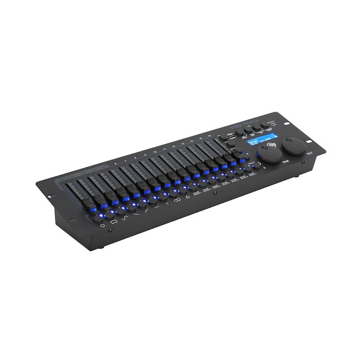 ADJ DMX FX512 - 512-Channel Rack-Mount DMX Lighting Controller, right