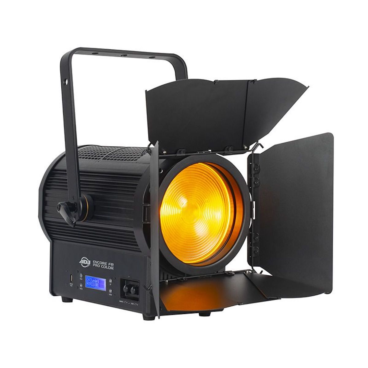 ADJ Encore FR Pro Color - 400W RGBALC LED 7-in Fresnel fixture, amber