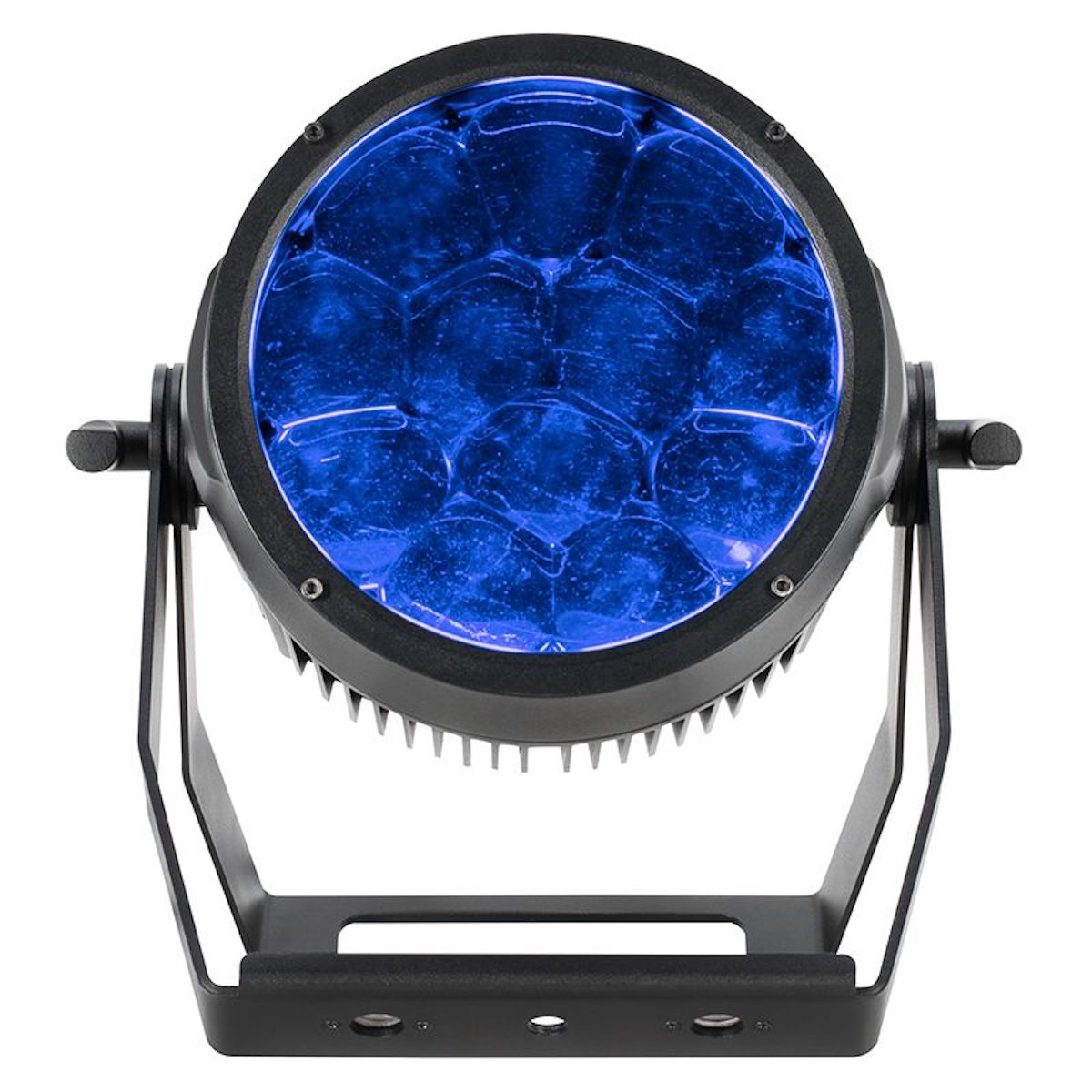 ADJ Encore LP12Z IP - RGBL LED Motorized Zoom Par Wash Fixture, front blue