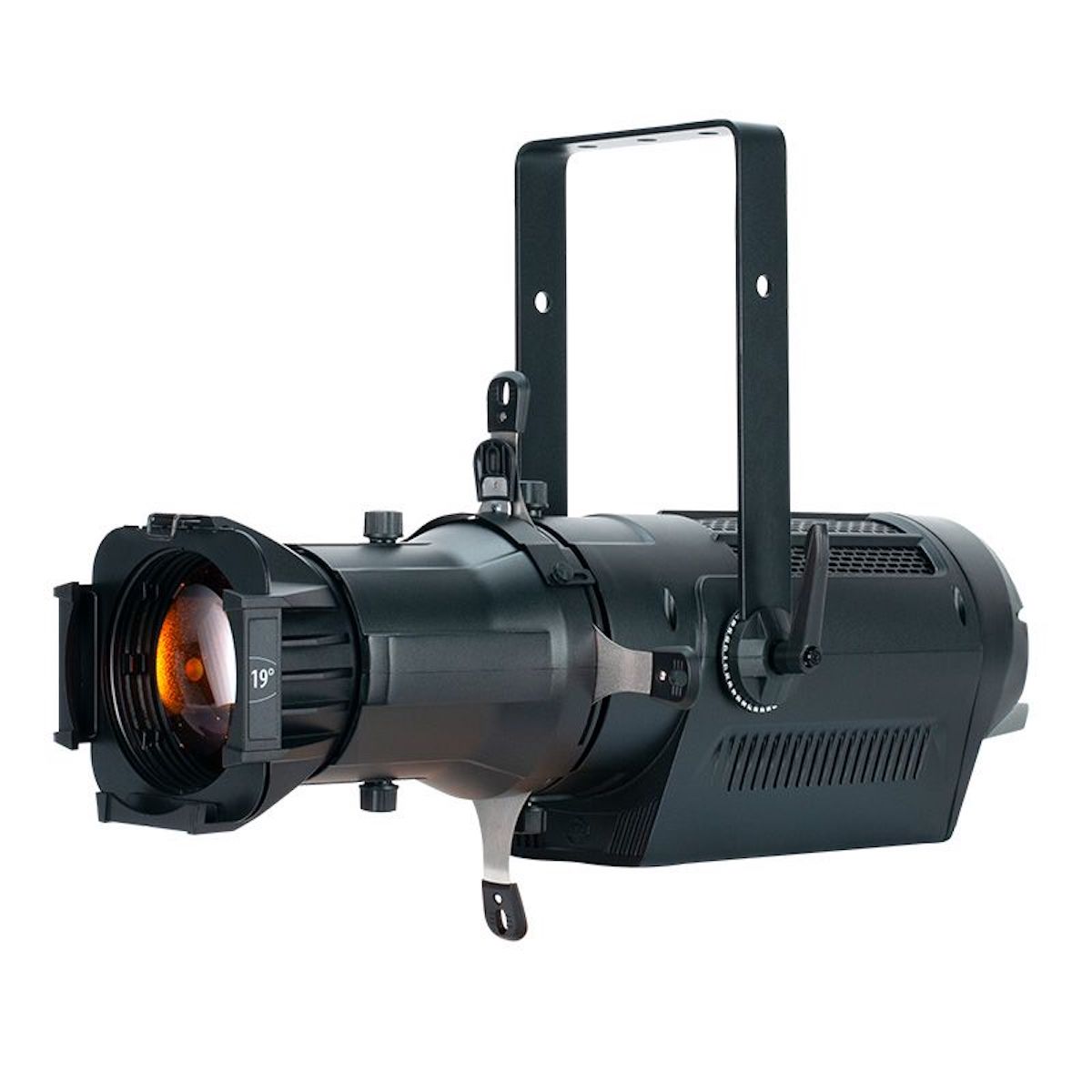 ADJ Encore Profile Pro Color - 250W RGBWAL LED Ellipsoidal, shown with optional 19º lens