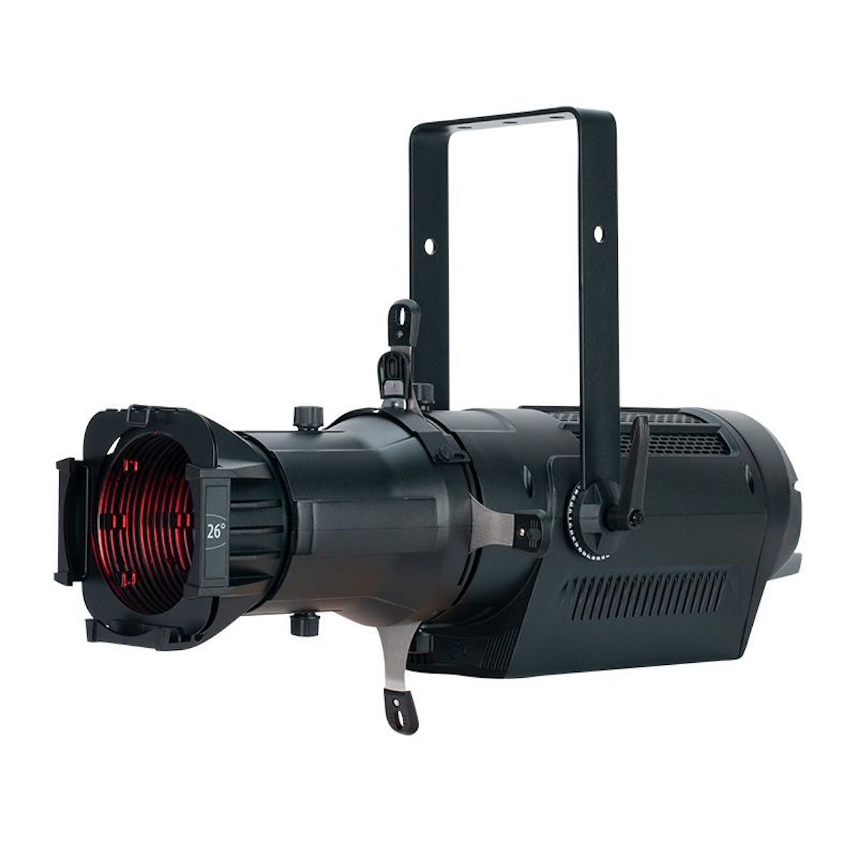 ADJ Encore Profile Pro Color - 250W RGBWAL LED Ellipsoidal, shown with optional 26º lens
