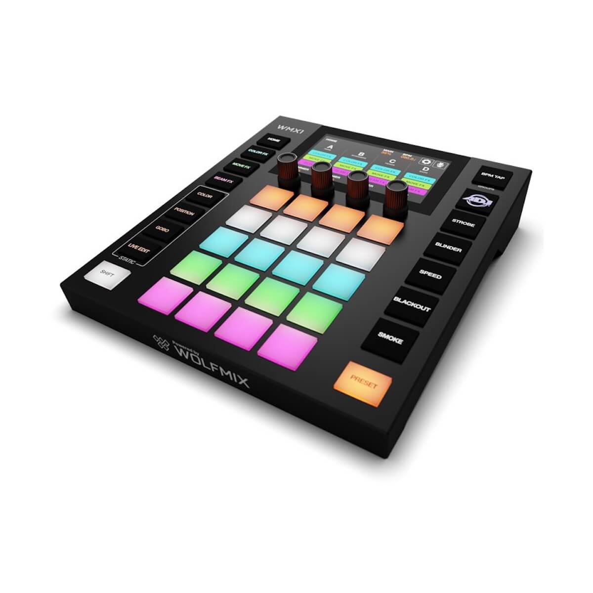 ADJ Lighting WMX1 Stand Alone DMX Controller, angle