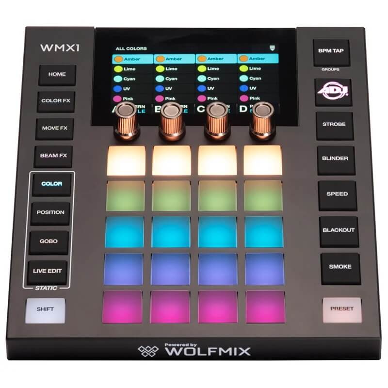 ADJ WMX1 MK3 - 2 Universe Stand-Alone DMX Lighting Controller, front