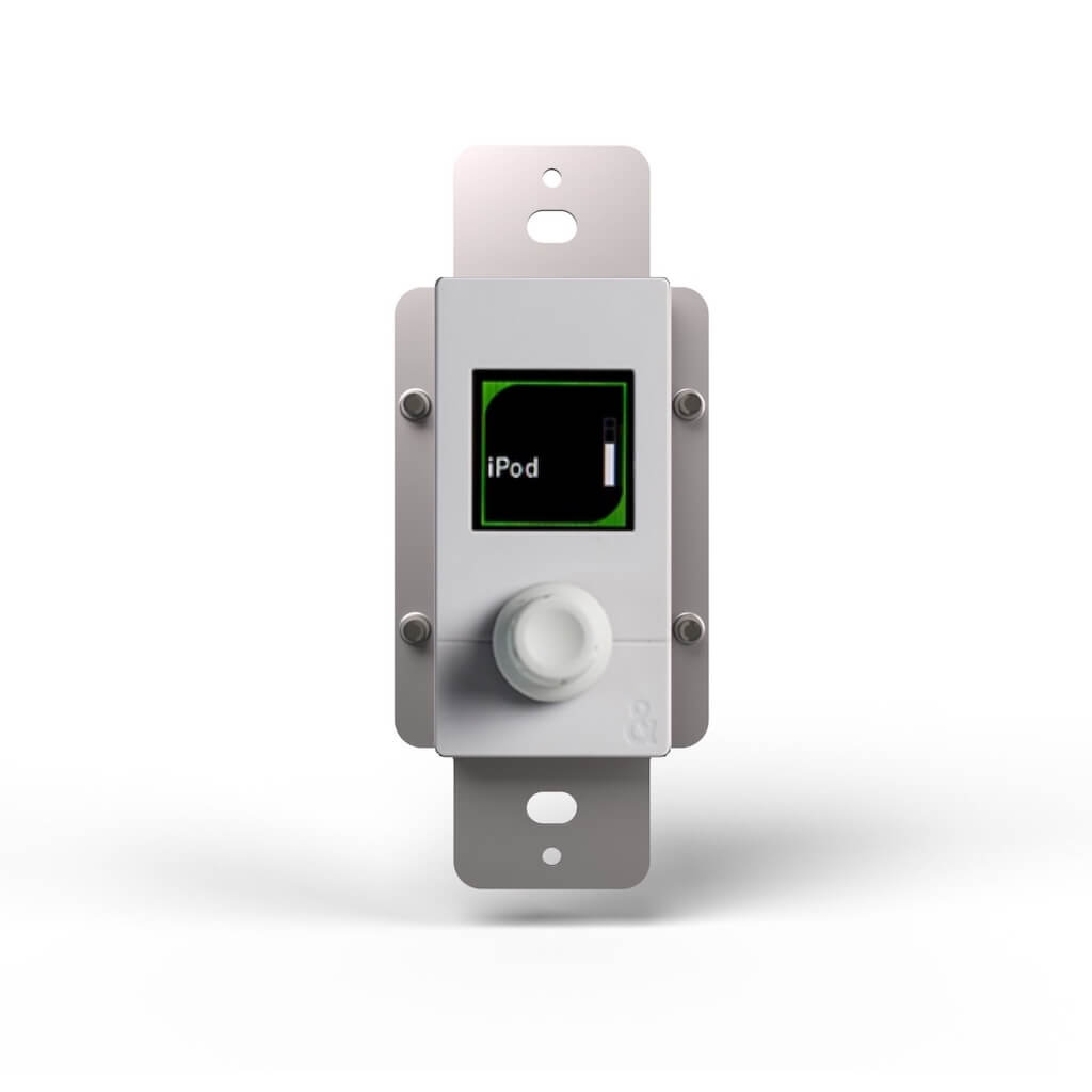 Allen & Heath IP1 - One Rotary Wallplate Controller, white