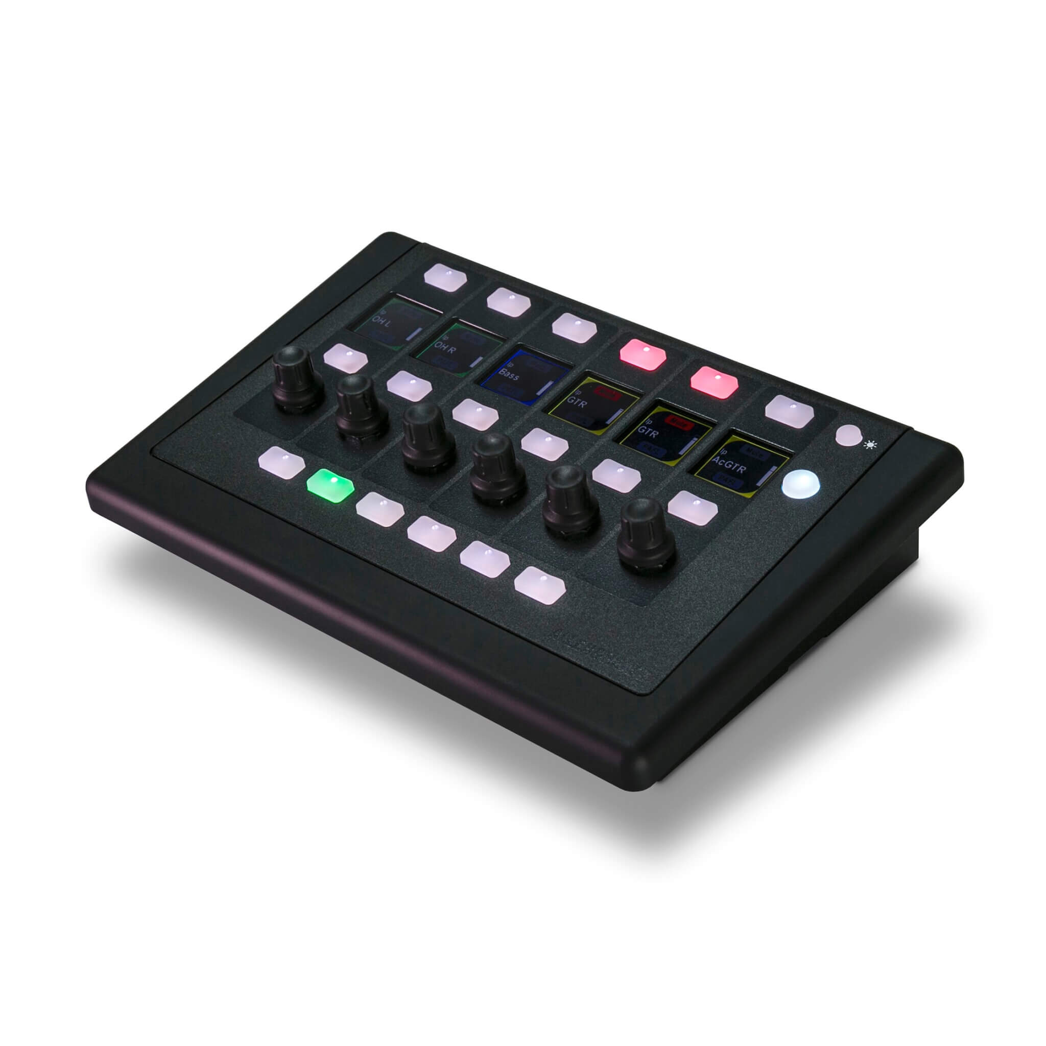 Allen & Heath IP6 - Six Rotary Remote Controller, angled
