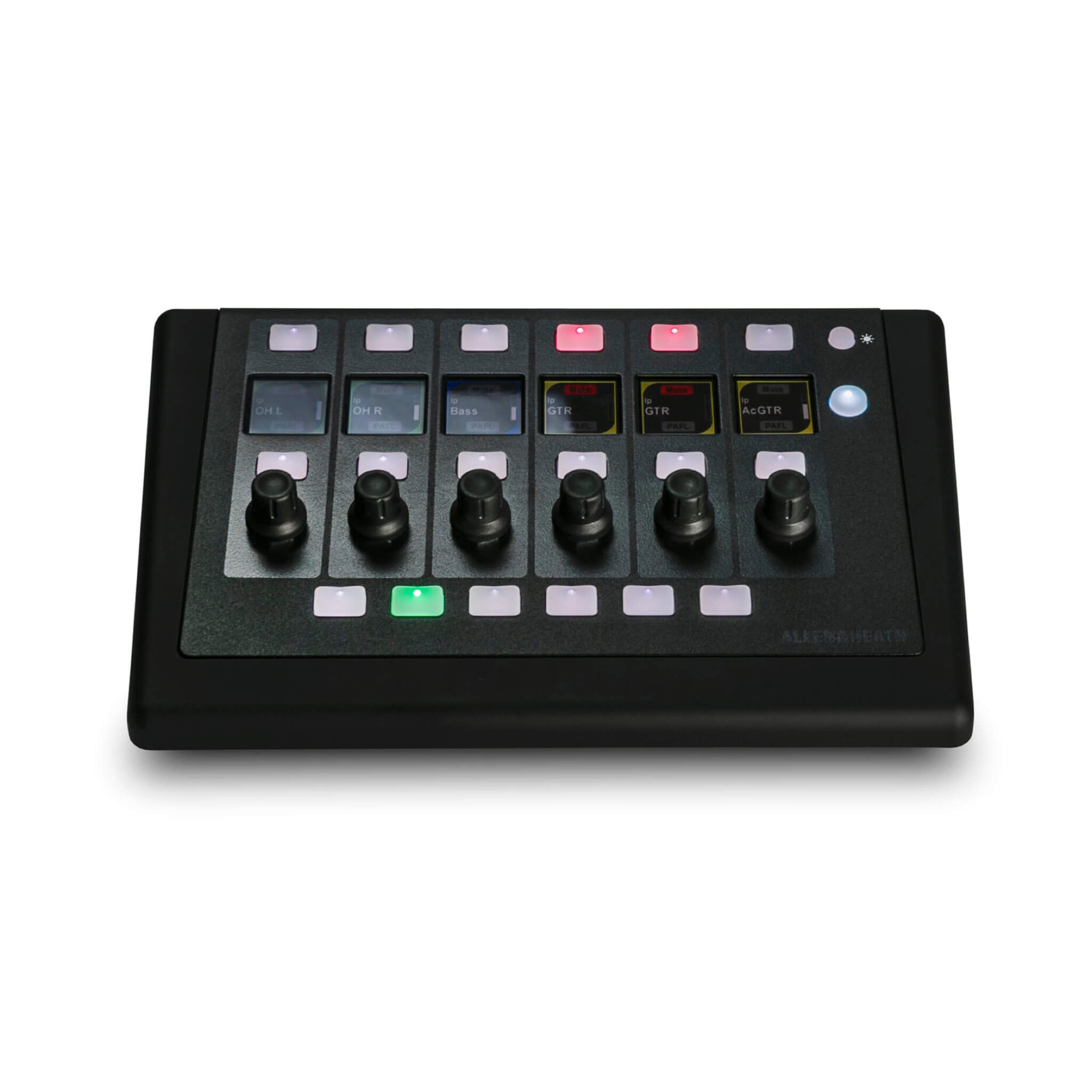 Allen & Heath IP6 - Six Rotary Remote Controller, front