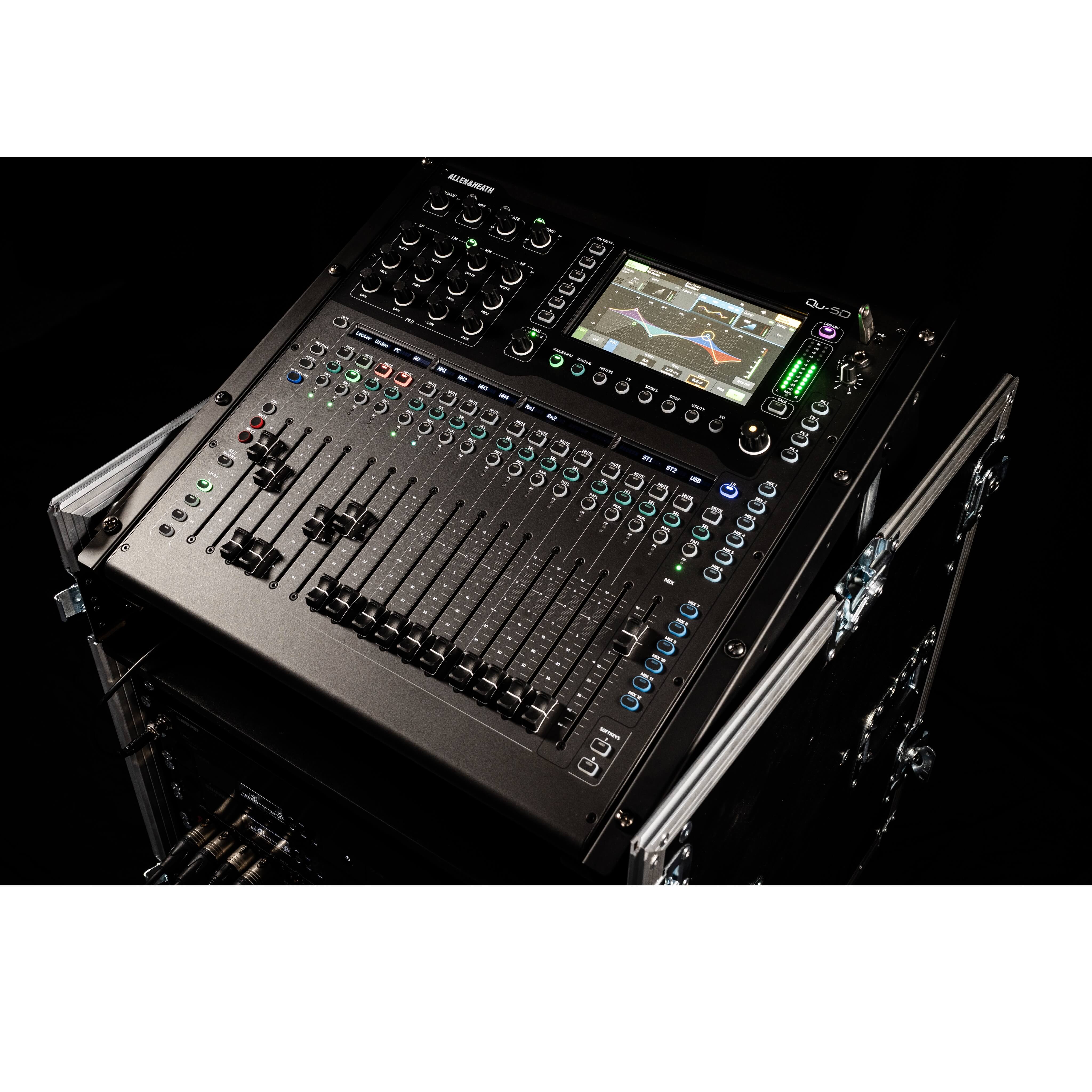 Allen & Heath AH-QU-5-RK19 - Qu-5 and Qu-5D 19" Rack Mount Kit, mounted