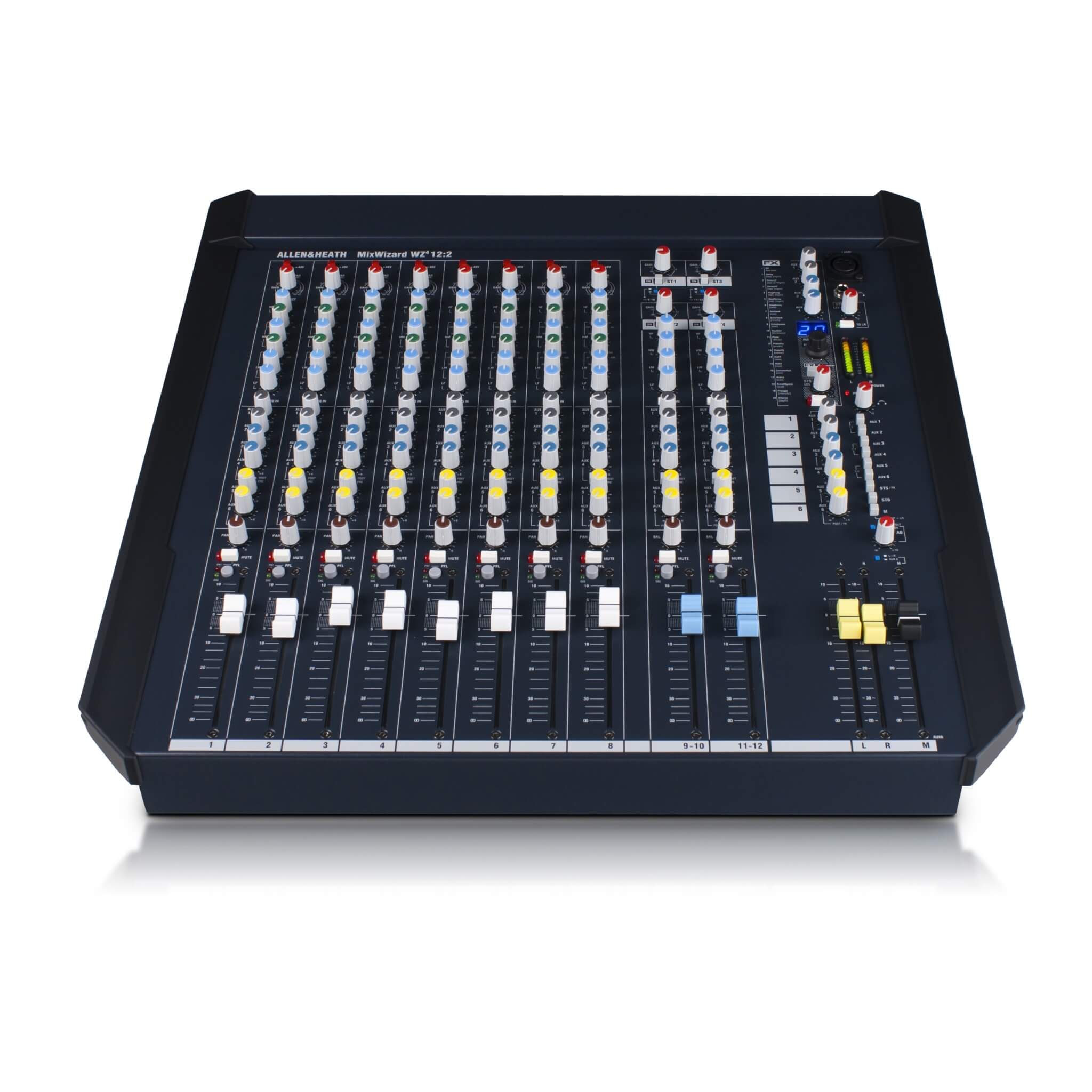 Allen & Heath MixWizard WZ4 12:2 12-Channel Analog Mixer, front