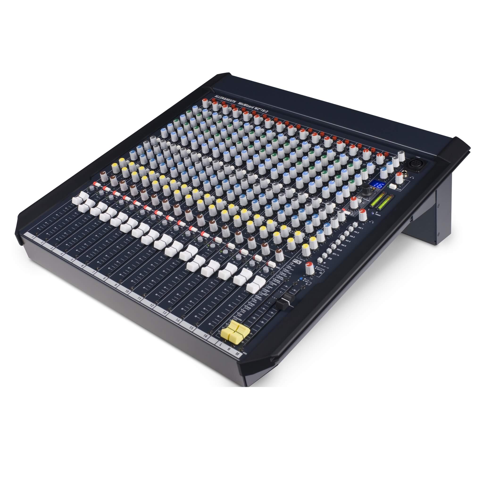 Allen & Heath MixWizard WZ4 16:2 16-Channel Analog Mixer, left