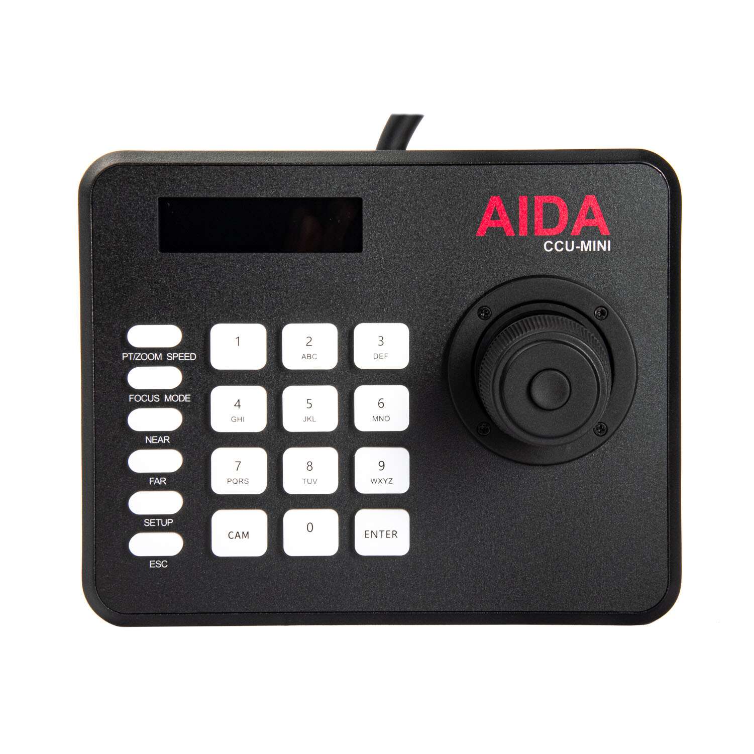 AIDA Imaging CCU-MINI - Compact VISCA Serial and IP PTZ Camera Controller, top