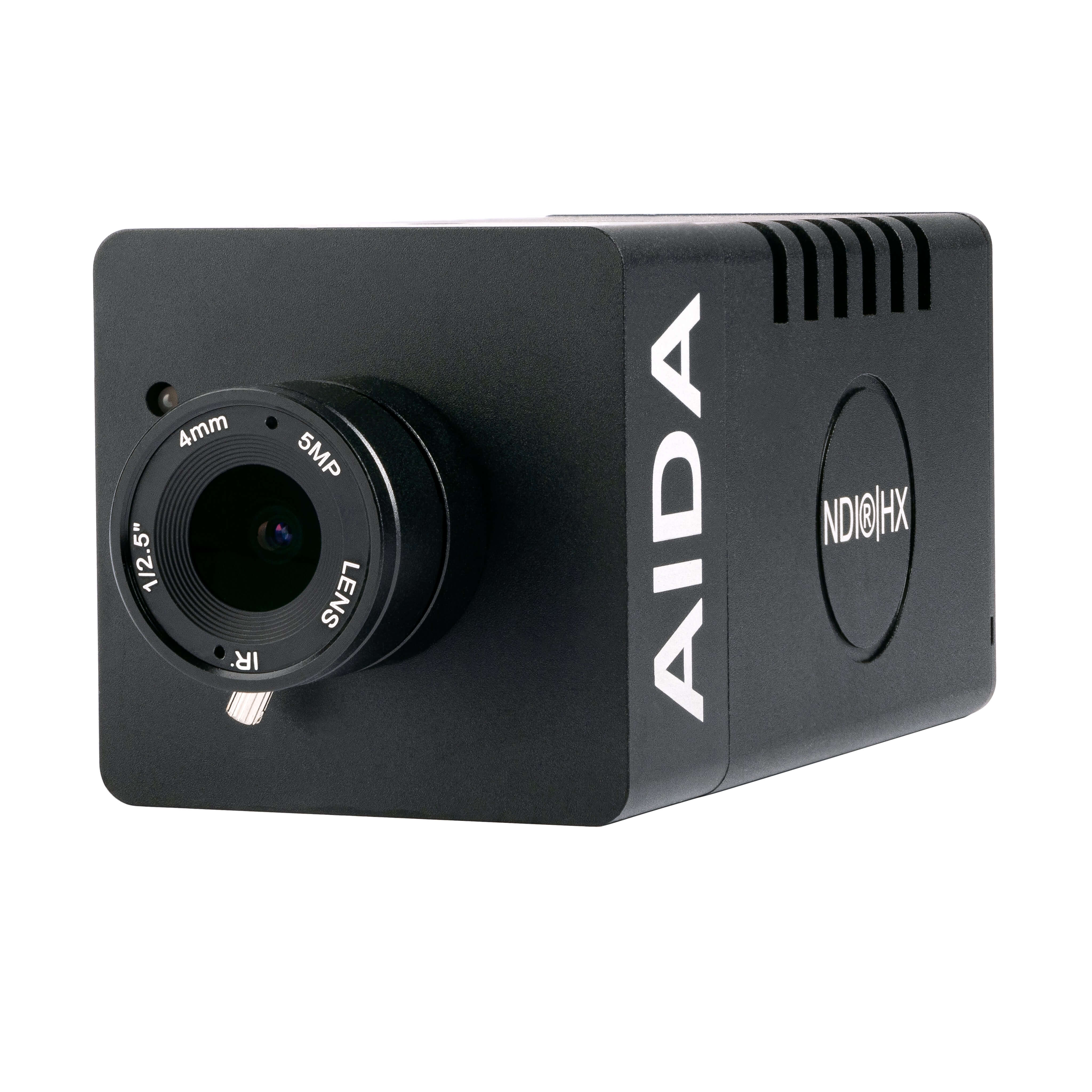 Aida HD3G-NDI-200 - 1080p HD NDI|HX and 3G-SDI POV Camera, front angle