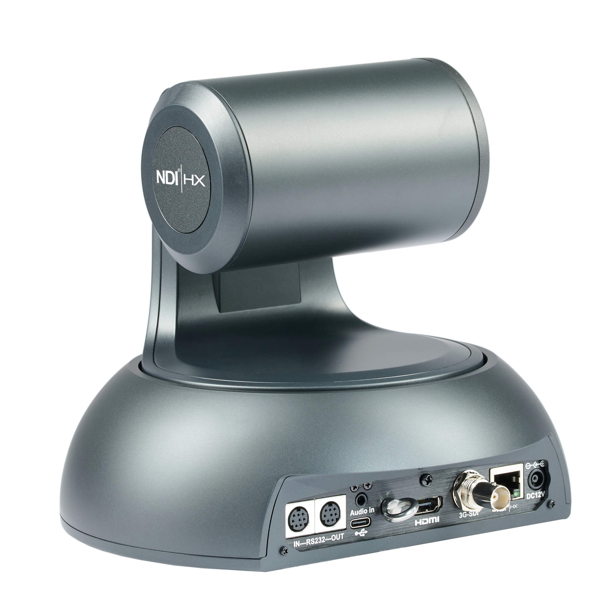 AIDA Imaging PTZ-NDI3-X20B - HD PTZ Camera with 20x Optical Zoom NDI|HX, rear angle