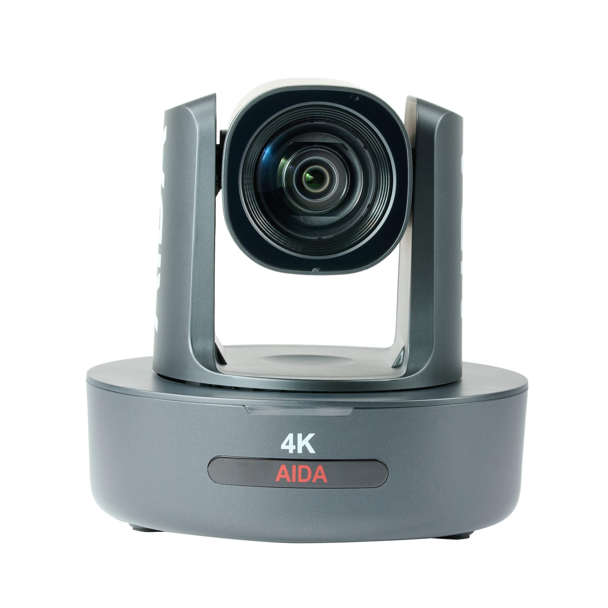 AIDA Imaging PTZ4K-NDI-X12B - 4K Auto-tracking PTZ Camera with 12x optical zoom and NDI|HX, front