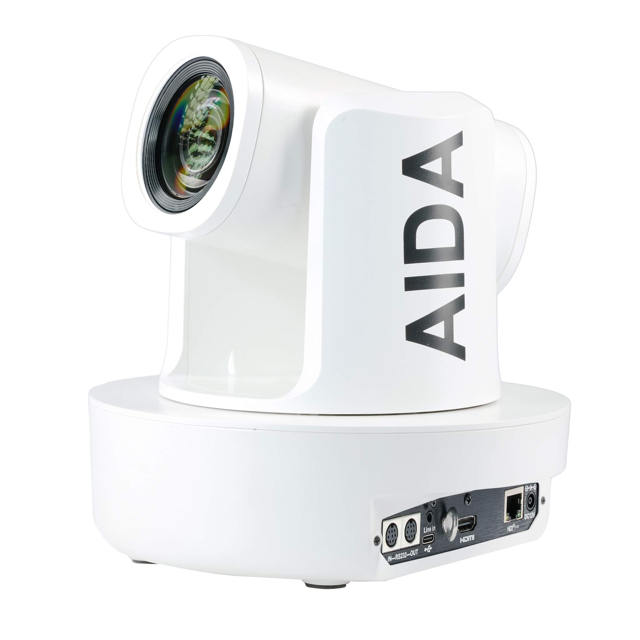 AIDA Imaging PTZ4K-NDI-X12W - 4K Auto-tracking PTZ Camera with 12x optical zoom and NDI|HX, angle