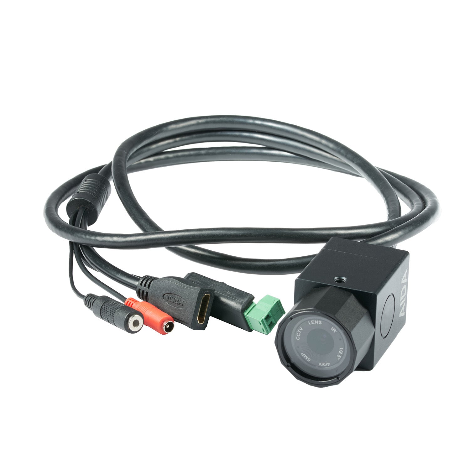 AIDA Imaging HD-100A-IP67 - Full-HD HDMI Weatherproof POV Camera, cable