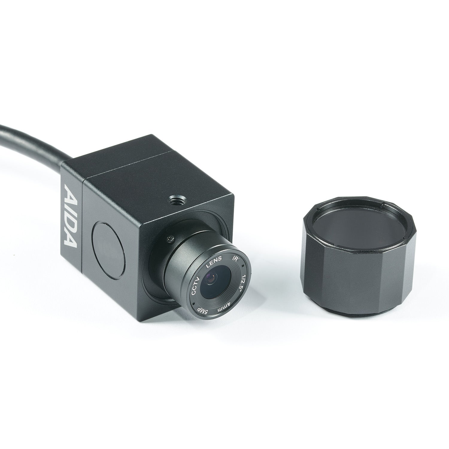 AIDA Imaging HD-100A-IP67 - Full-HD HDMI Weatherproof POV Camera, lens cap