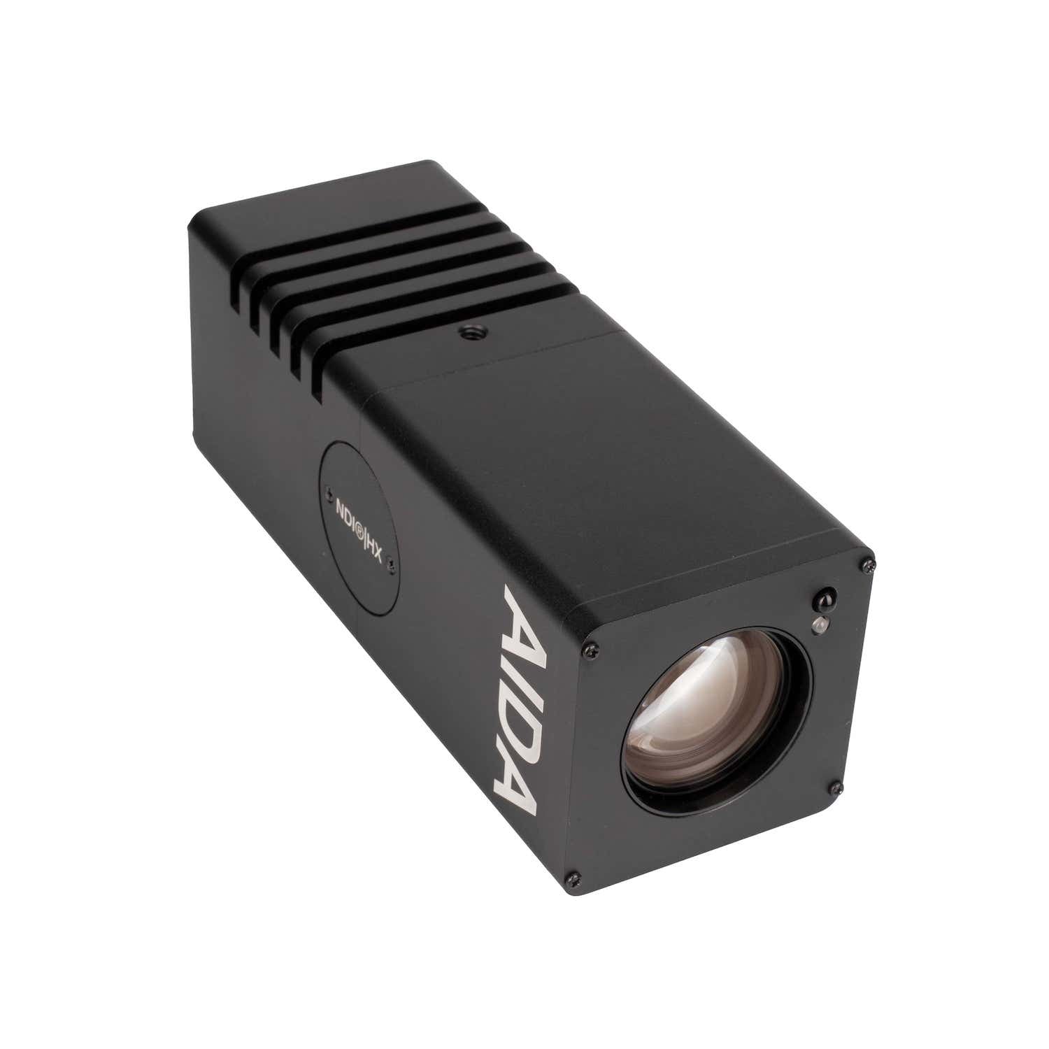 AIDA Imaging HD-NDI-X20 - HD NDI|HX HDMI POV Camera with 20x Optical Zoom, front right