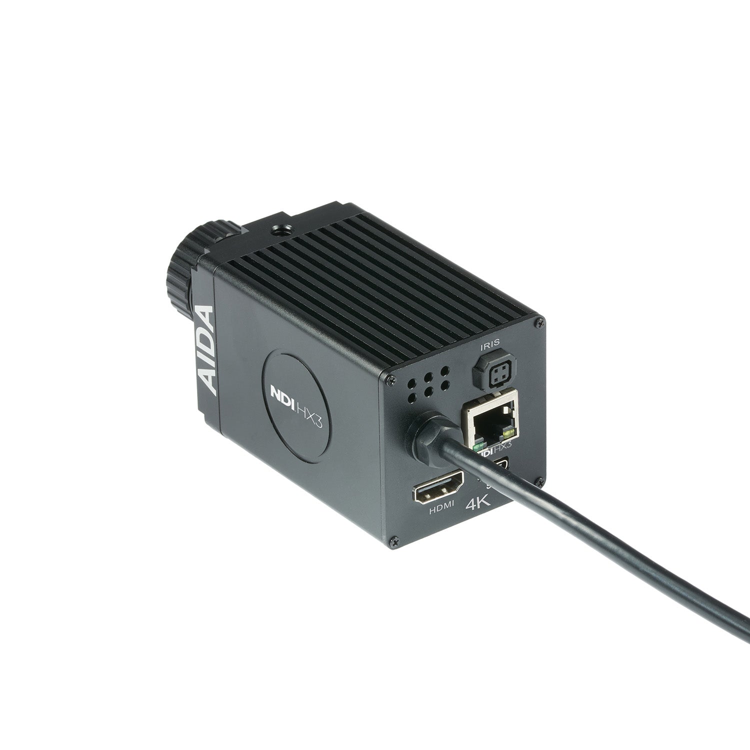 AIDA Imaging UHD-NDI3-300 - UHD 4K/60 NDI|HX3 HDMI POV Camera, rear angle