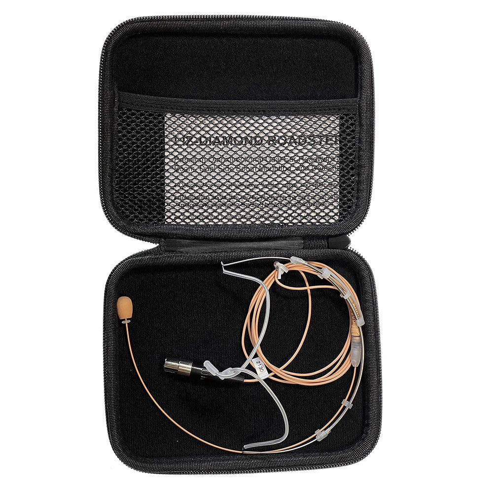 Airwave Technologies Liz Diamond Roadster - Omnidirectional Headworn Microphone, case