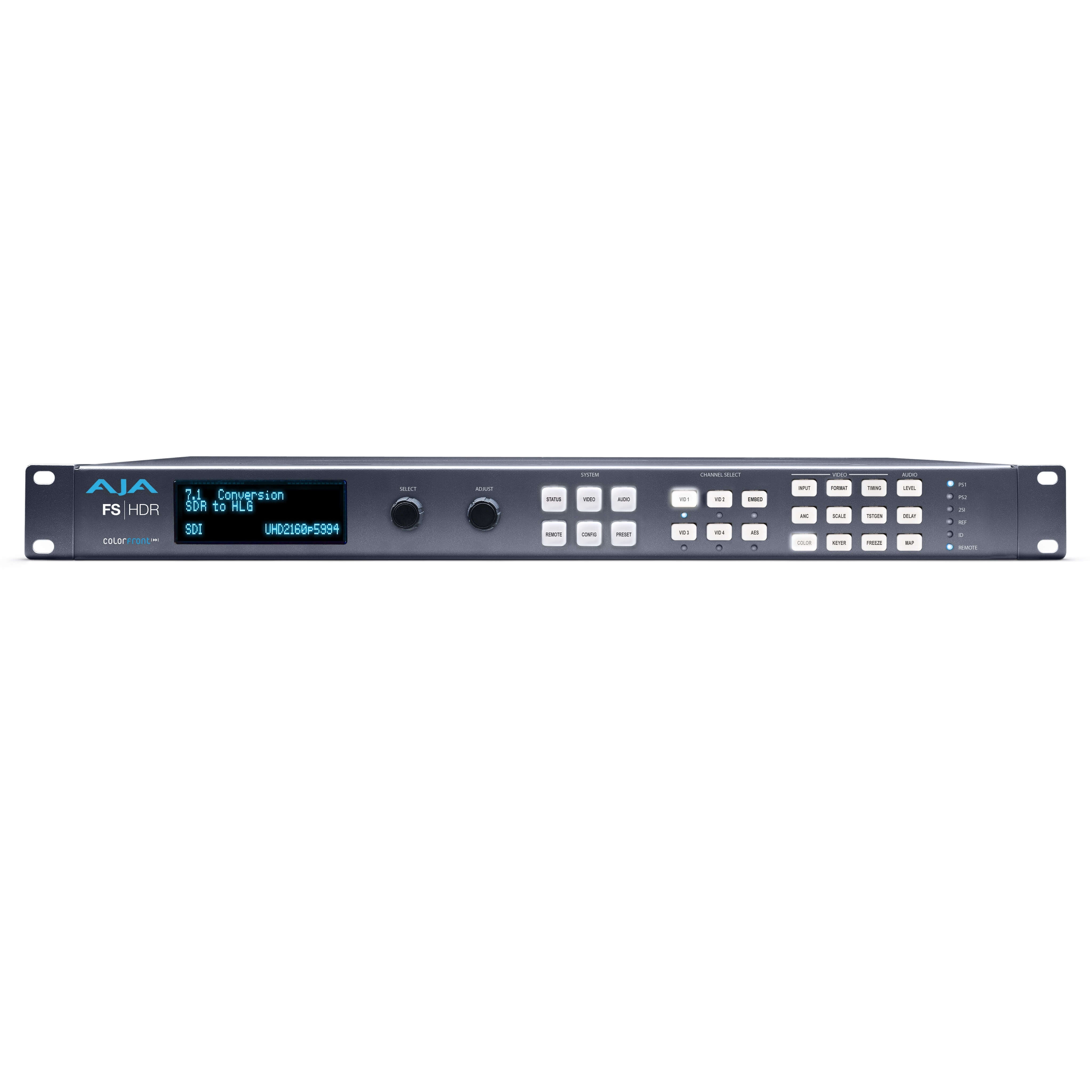 AJA FS-HDR - Real Time HDR/WCG Universal Converter/Frame Synchronizer, front