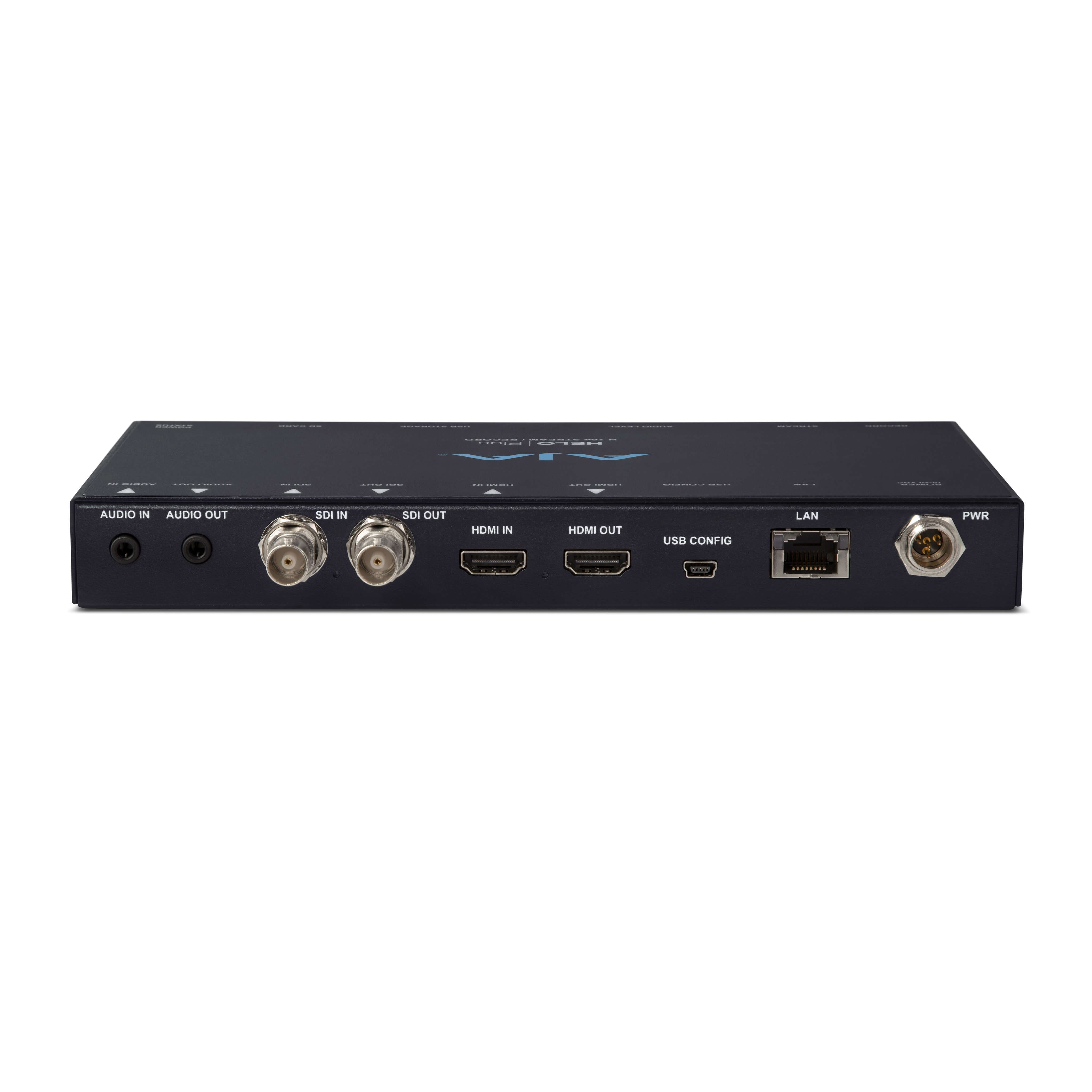 AJA HELO Plus - Advanced H.264 Streaming and Recording Appliance, rear