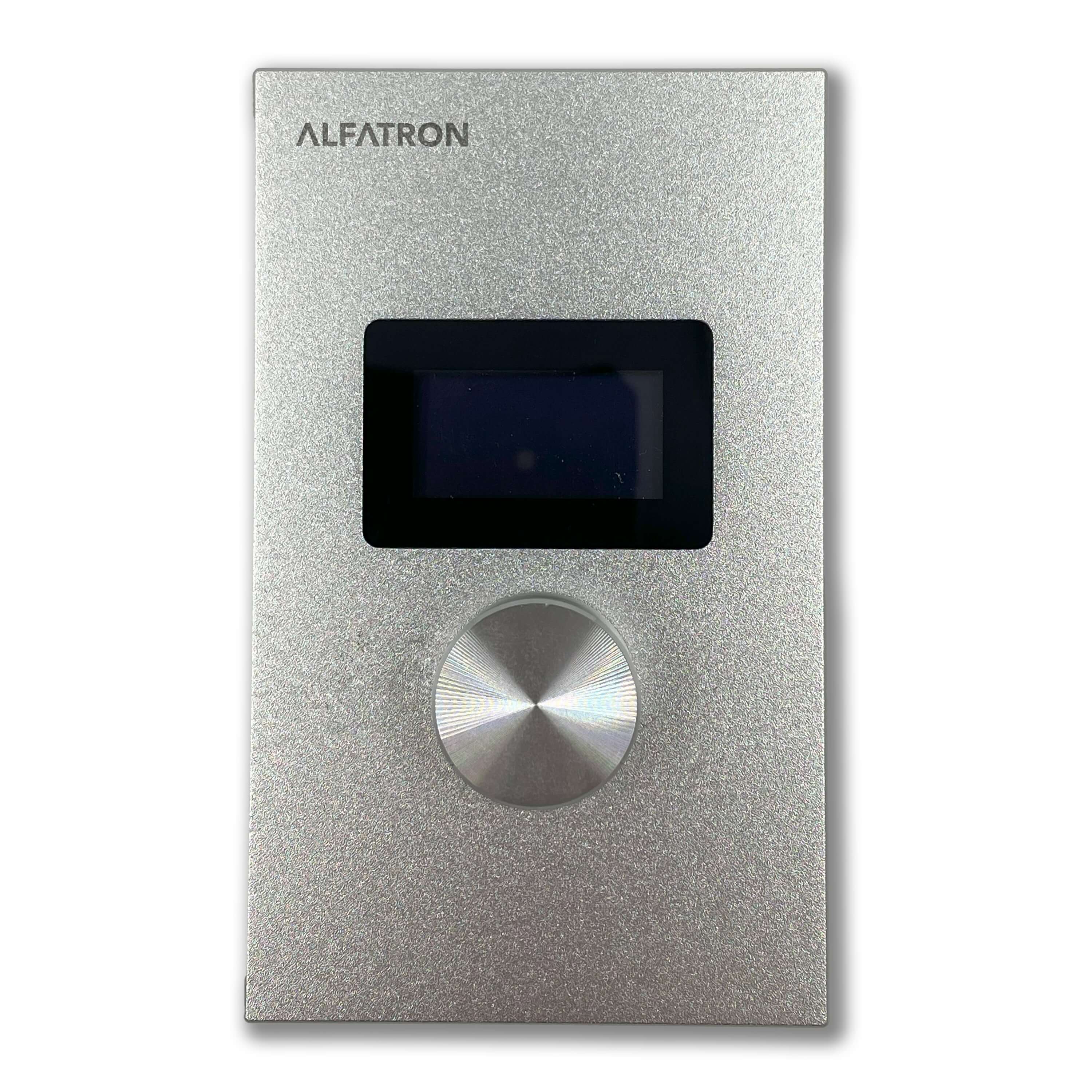 Alfatron CP1L (US Single Gang) - DSP Wall Panel Controller, front