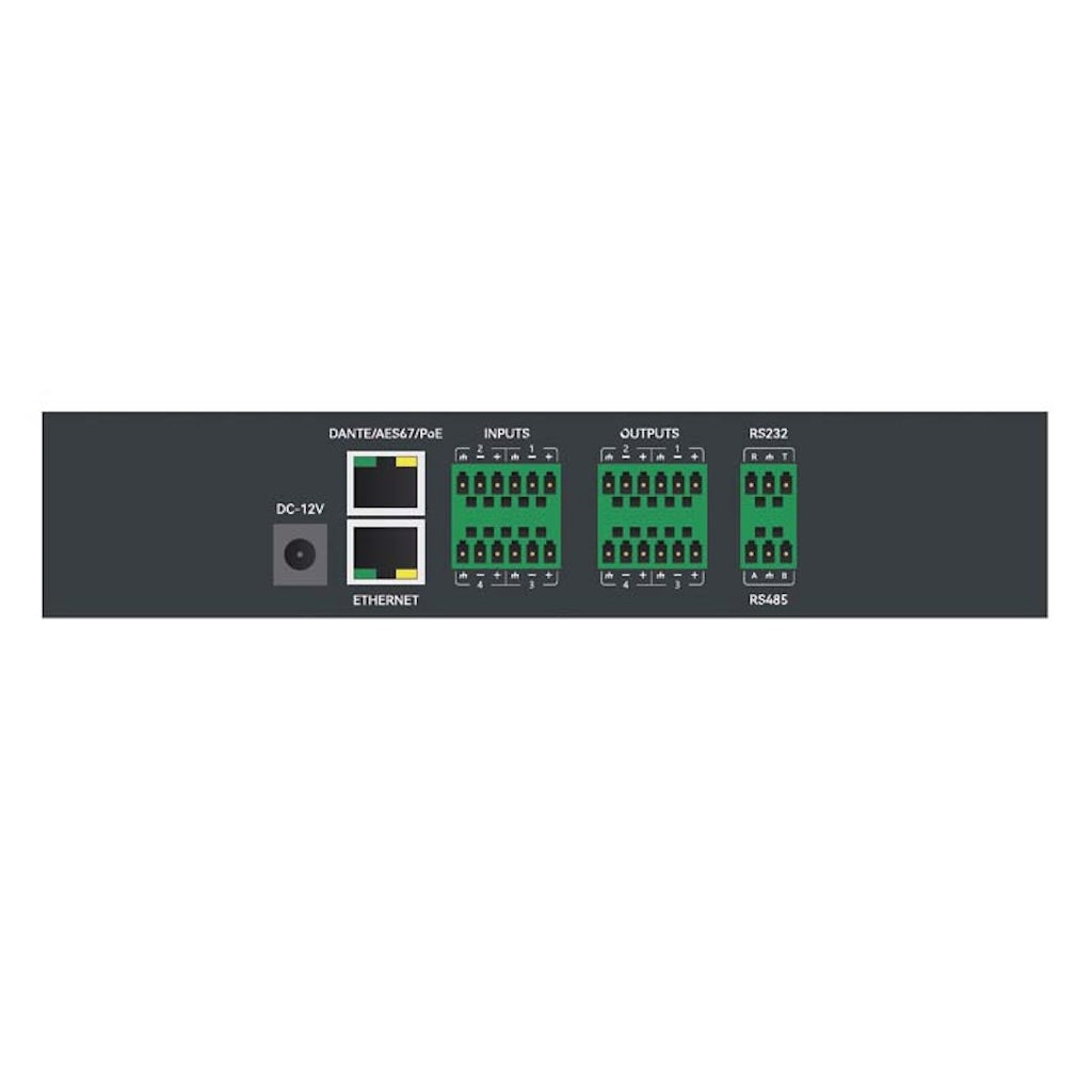 Alfatron DSP44-U - 4in/4out Audio Digital Signal Processor, rear