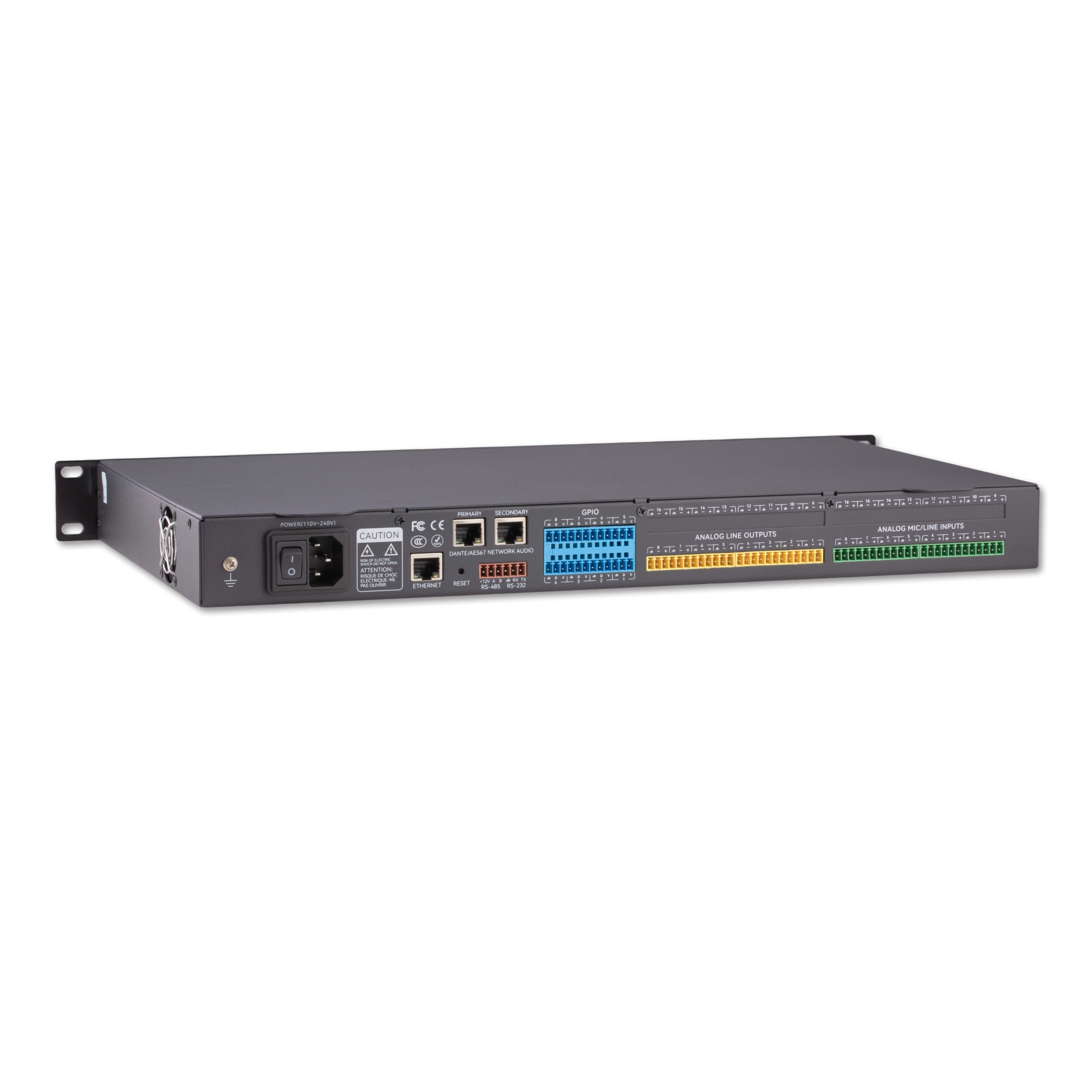 Alfatron DSP88-UD (Dante) - 8in/8out Audio Digital Signal Processor, right
