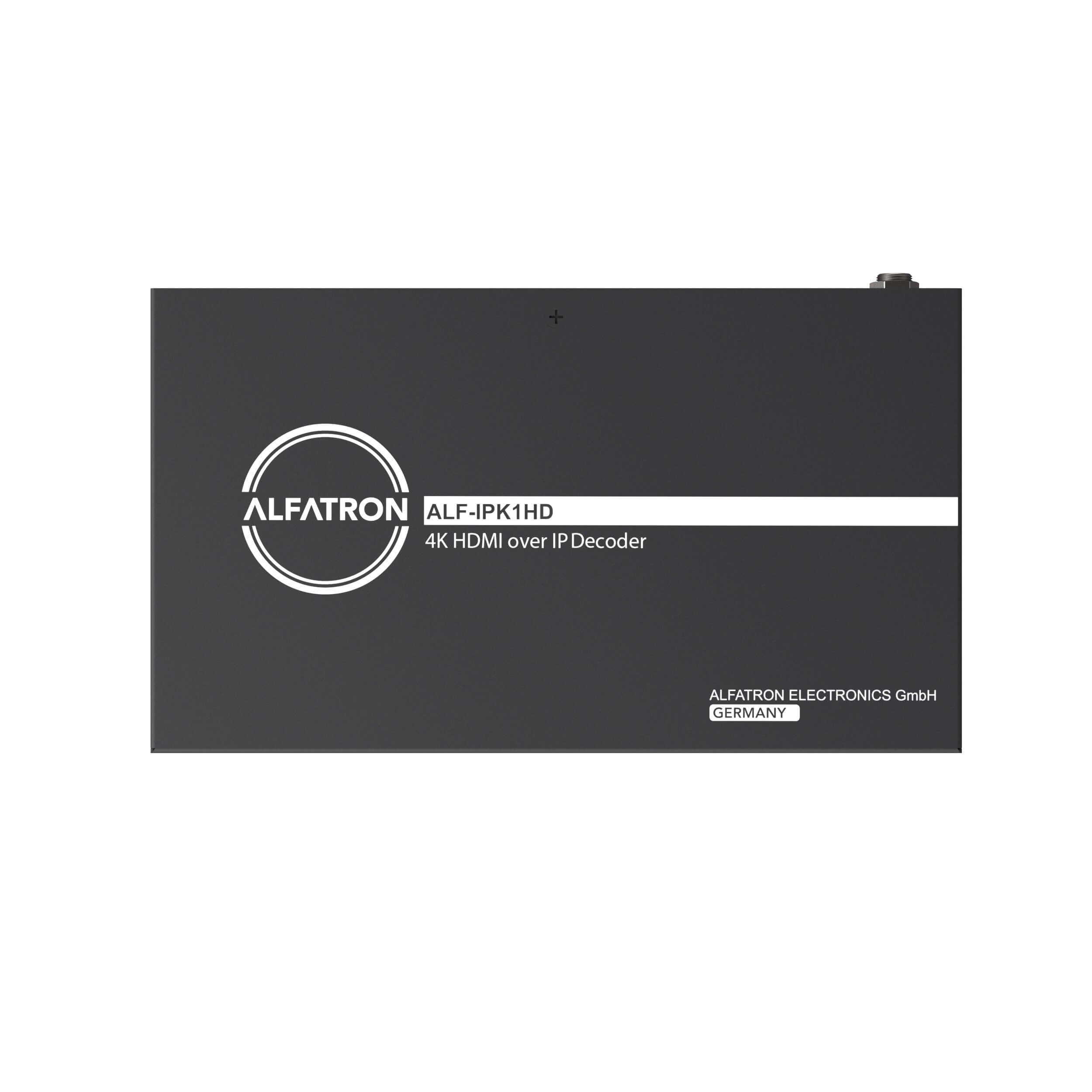 Alfatron IPK1HD - 4K AV Over IP Decoder, top