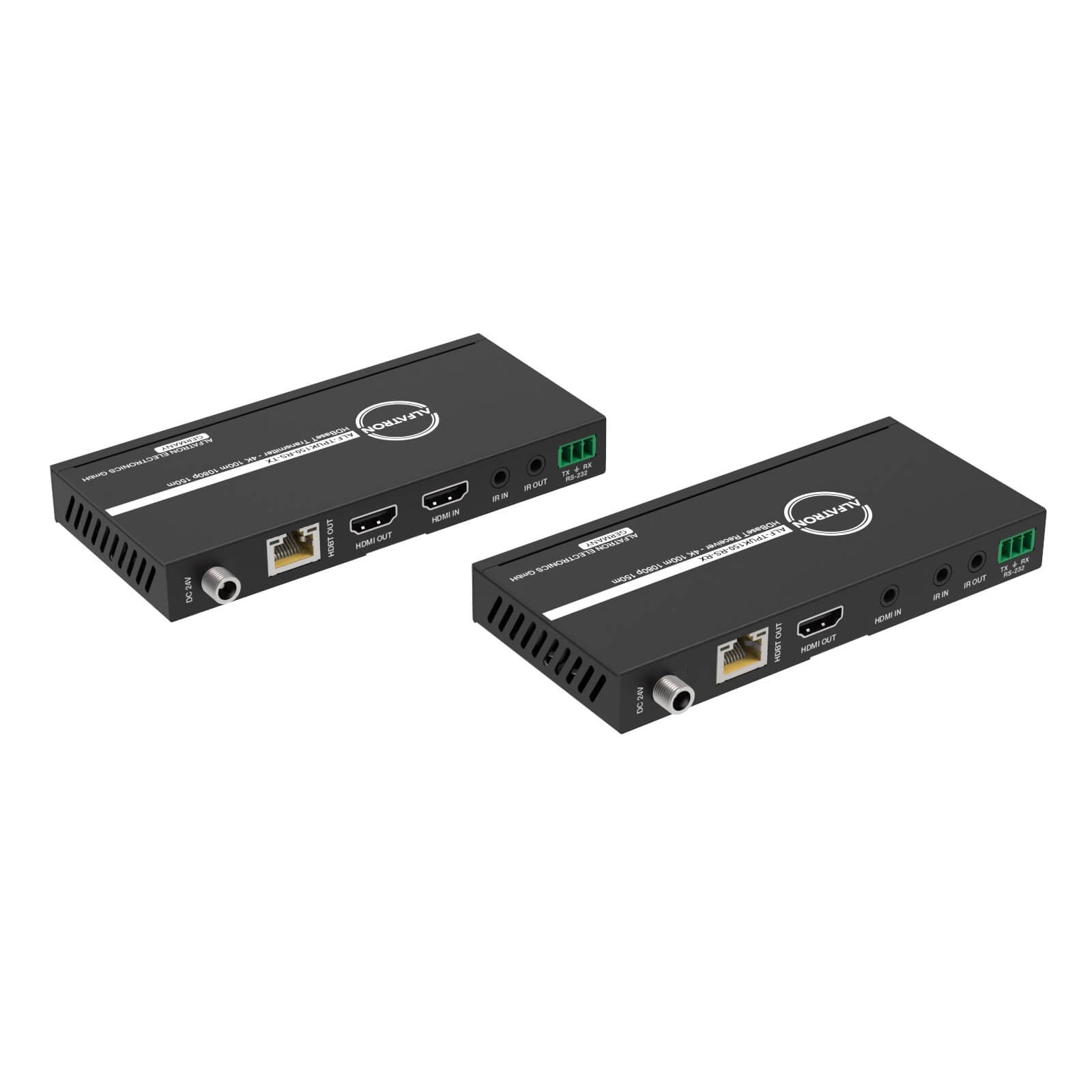 Alfatron TPUK150-RS - 4K 18Gbps HDMI Extender Set, rears