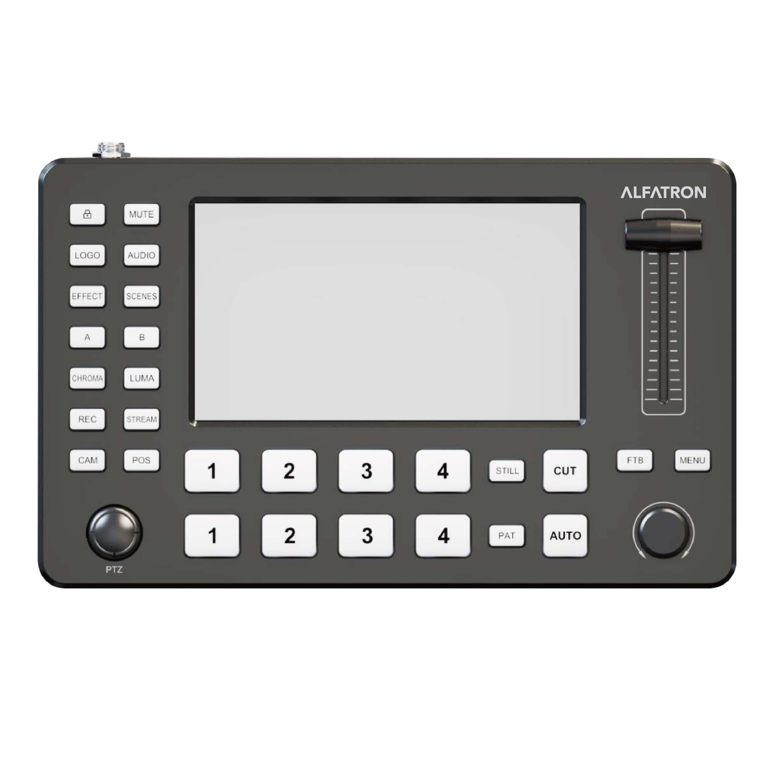 Alfatron ALF-VMix-Mini - Quad HDMI Video Switcher, front off