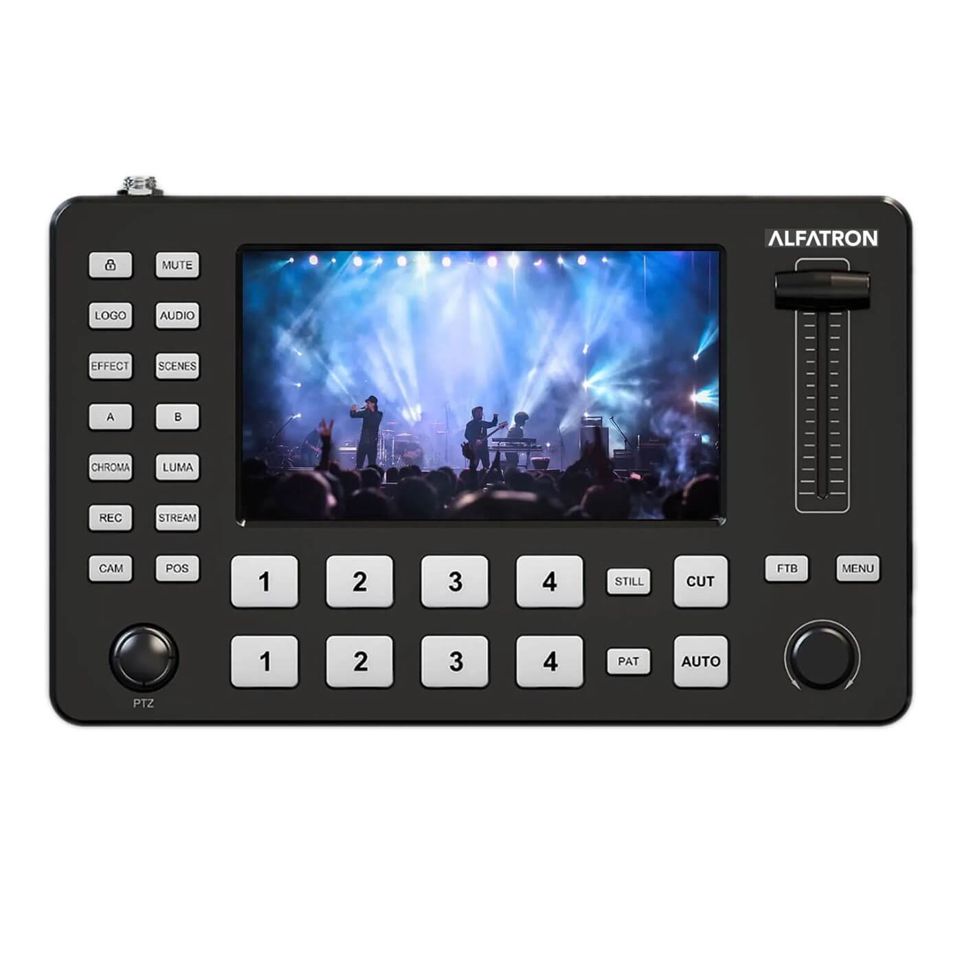 Alfatron ALF-VMix-Mini - Quad HDMI Video Switcher, front on